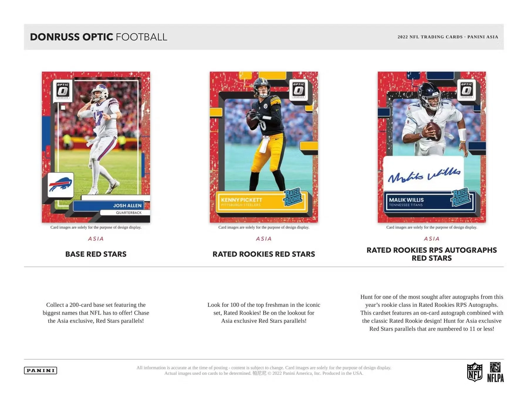 2022 Donruss Optic Football Asia Tmall Box - Image 4