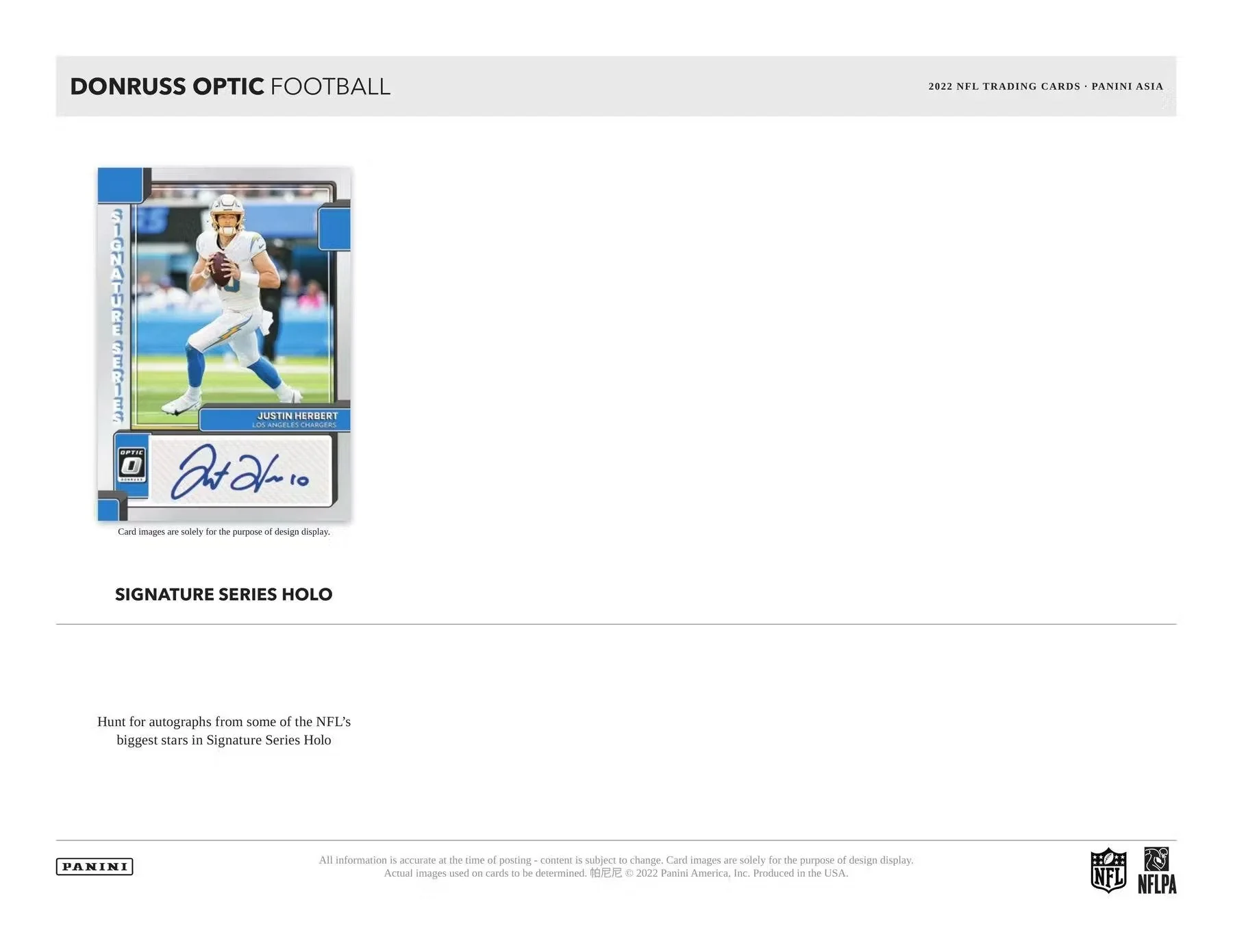 2022 Donruss Optic Football Asia Tmall Box - Image 5