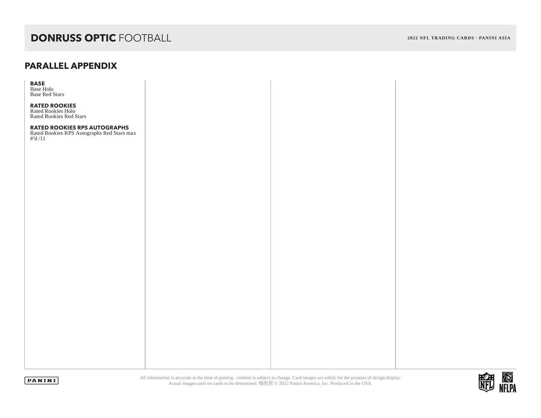 2022 Donruss Optic Football Asia Tmall Box - Image 7