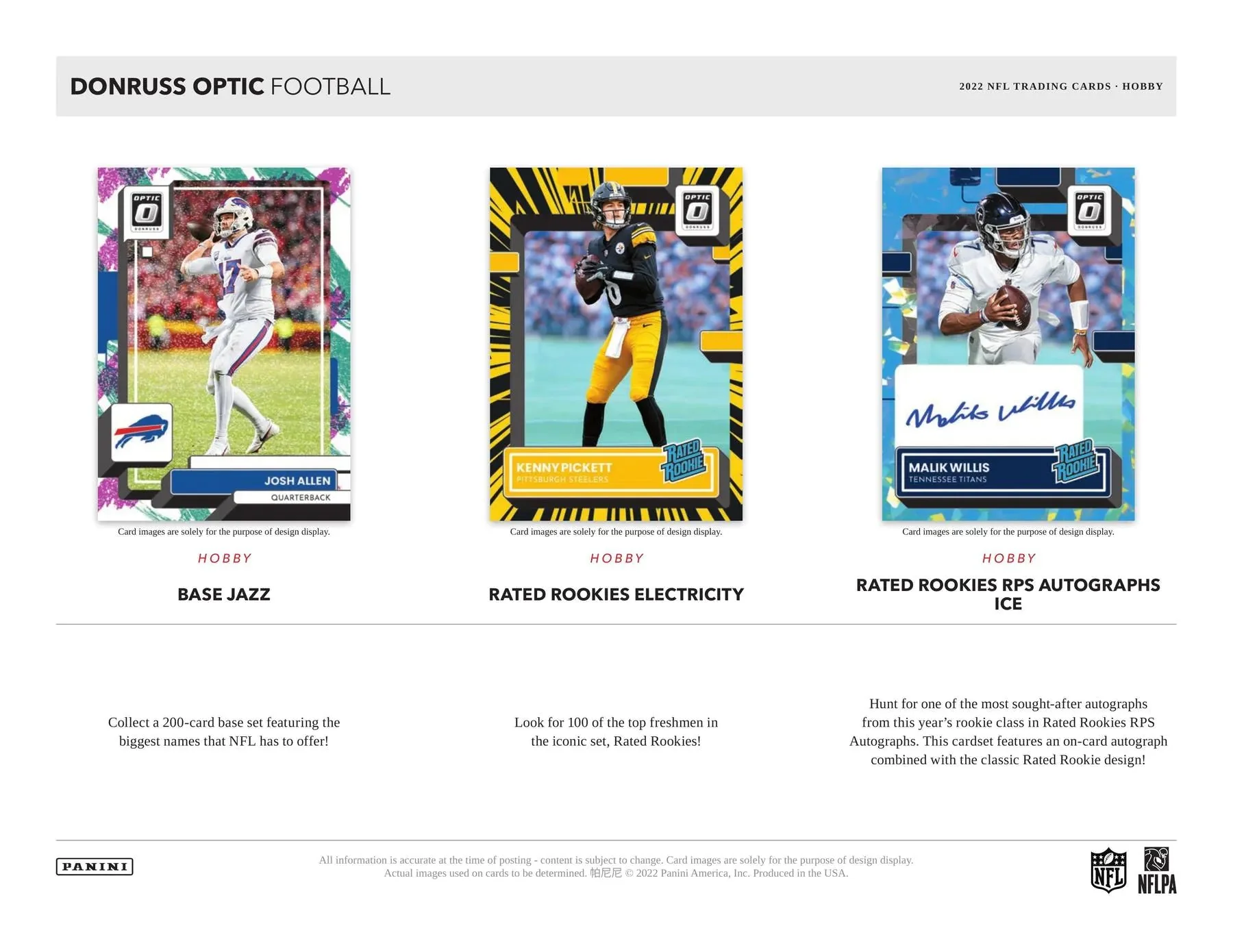 2022 Panini Donruss Optic Football Hobby Box - Image 5