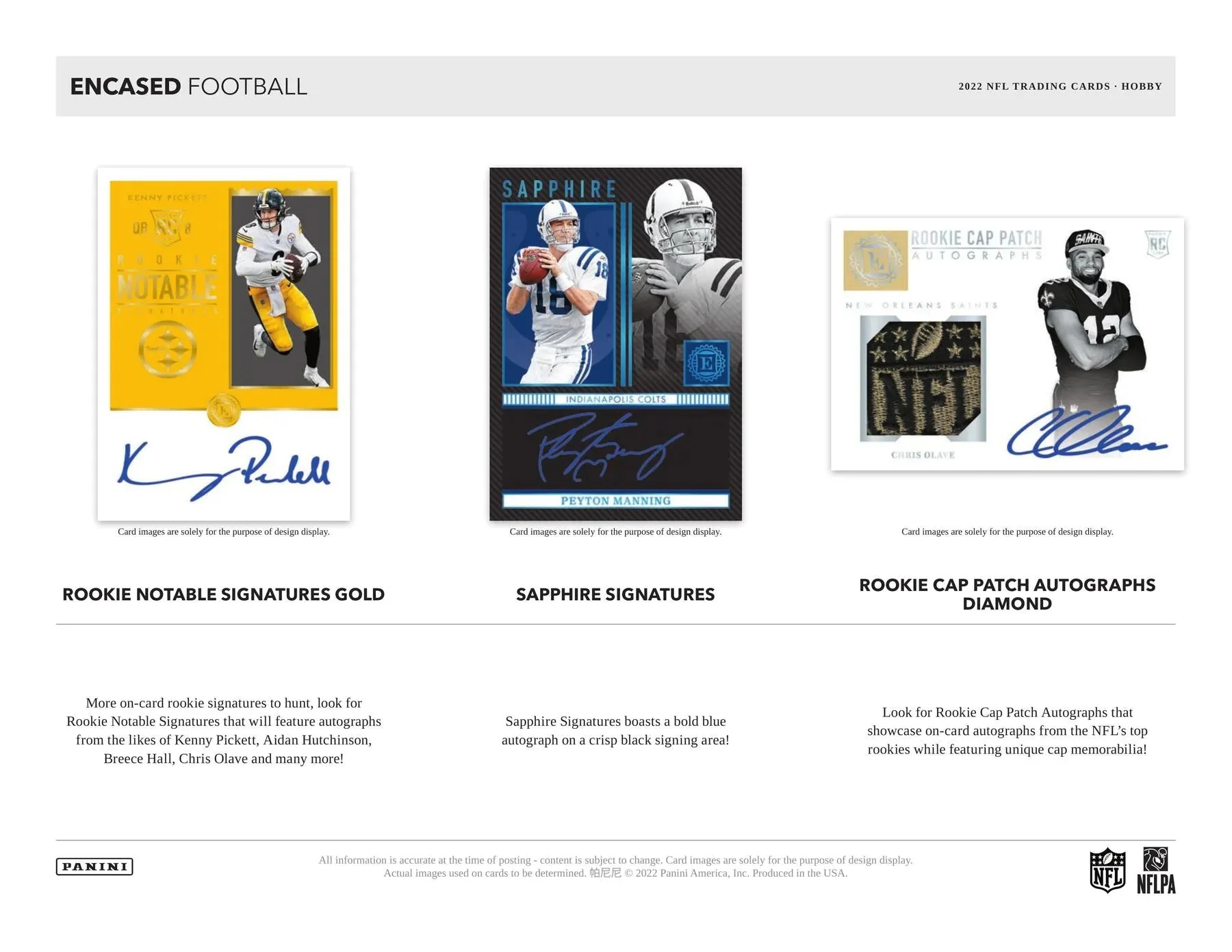 2022 Panini Encased Football Hobby Box - Image 3
