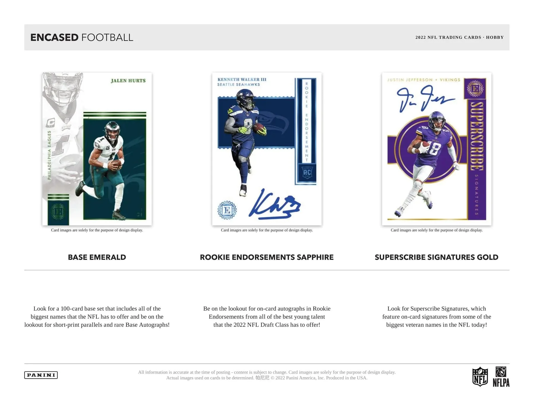 2022 Panini Encased Football Hobby Box - Image 4