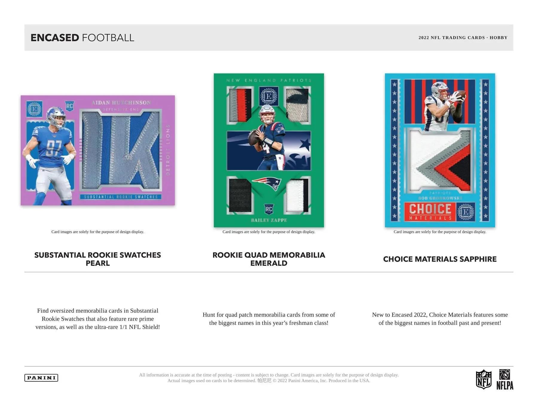 2022 Panini Encased Football Hobby Box - Image 5