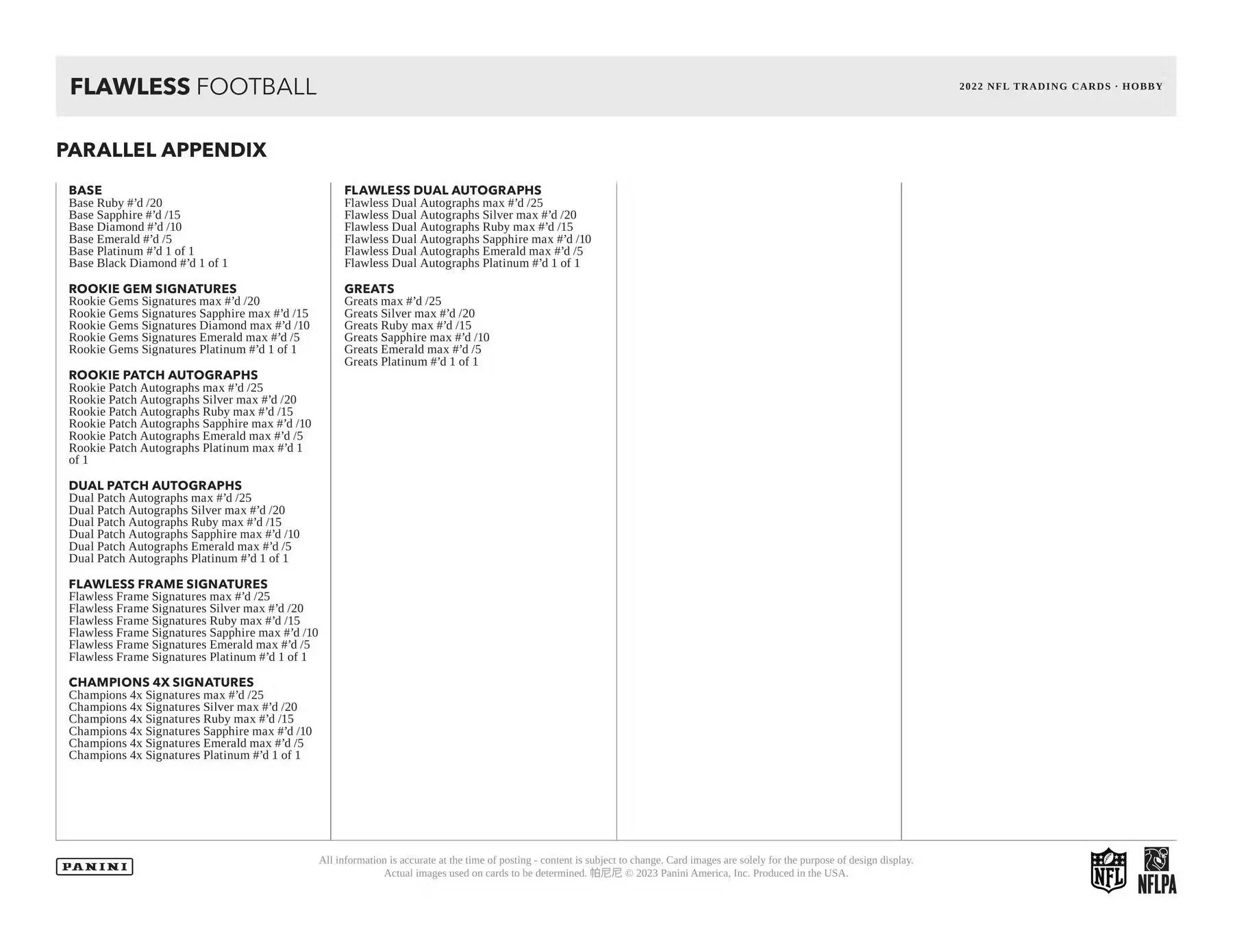 2022 Panini Flawless Football Hobby Box - Image 6