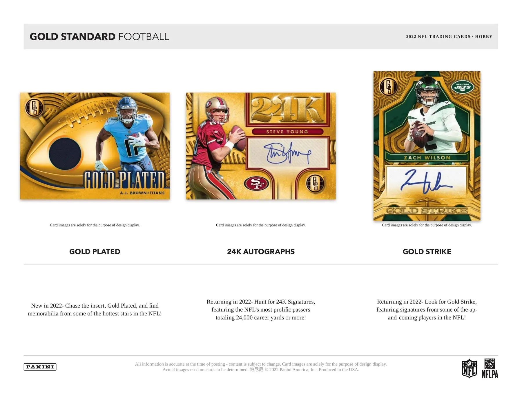 2022 Panini Gold Standard Football Hobby Box - Image 6