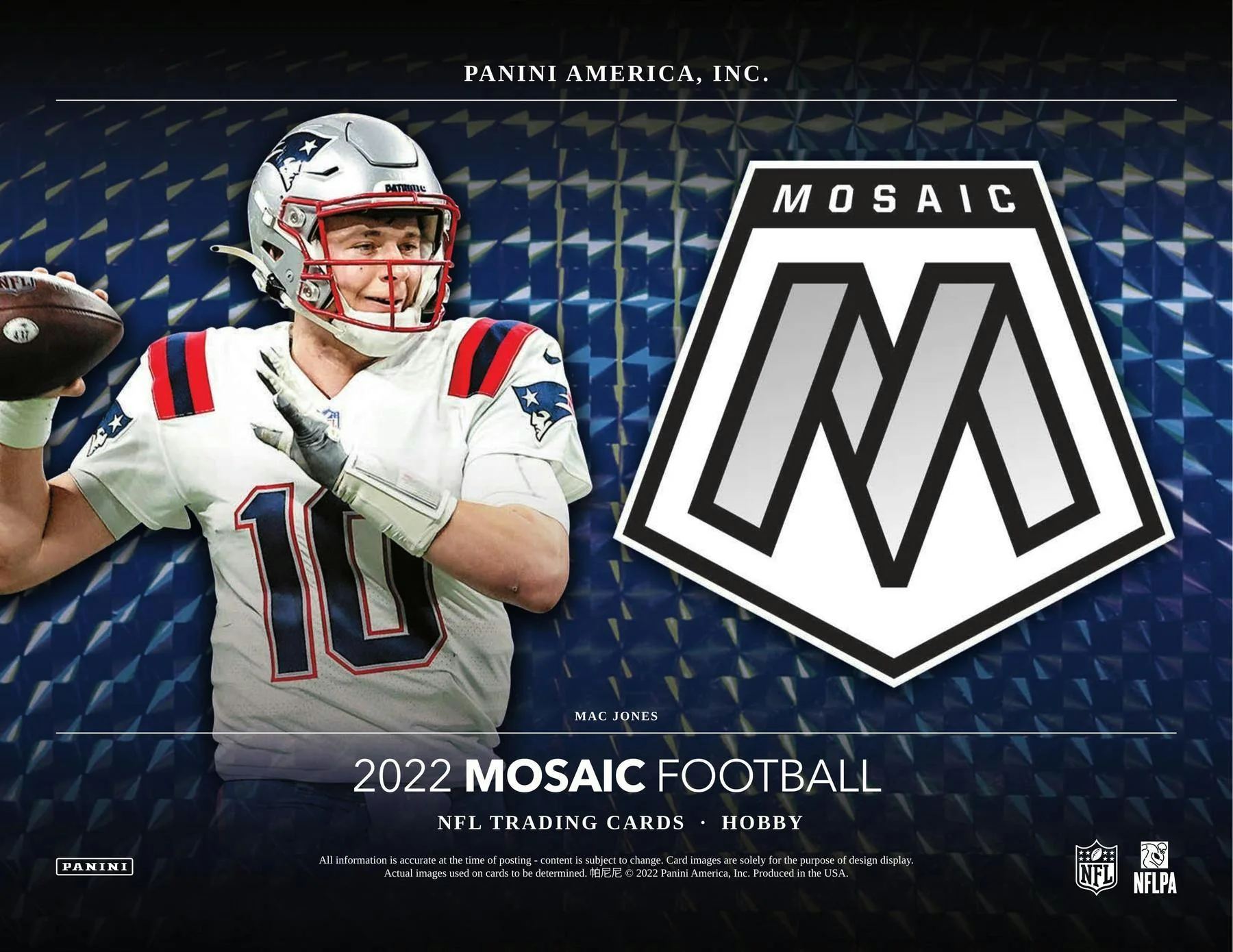 2022 Panini Mosaic Football 1st Off The Line FOTL Hobby Box - Image 3