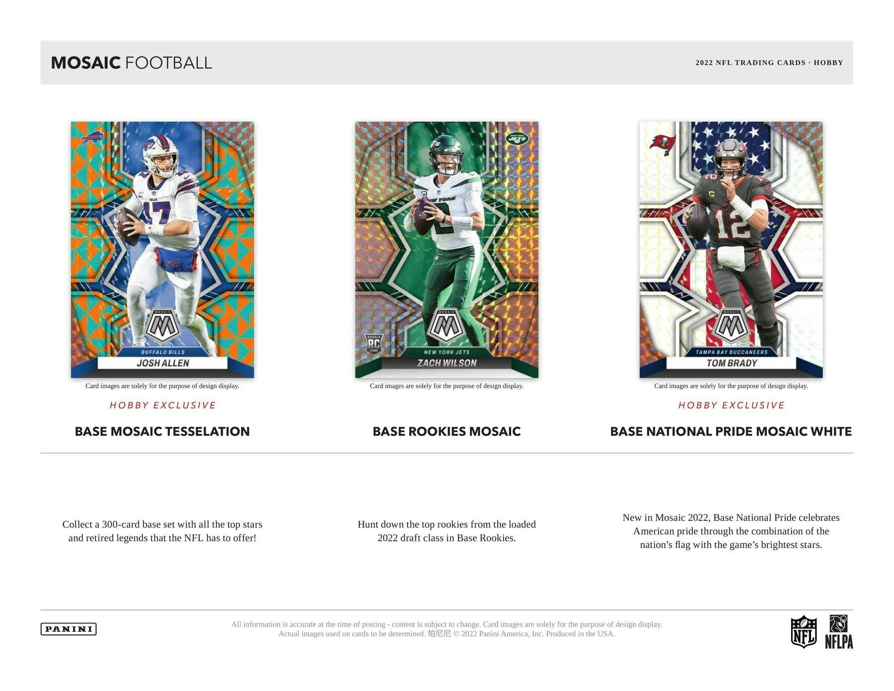 2022 Panini Mosaic Football 1st Off The Line FOTL Hobby Box - Image 4