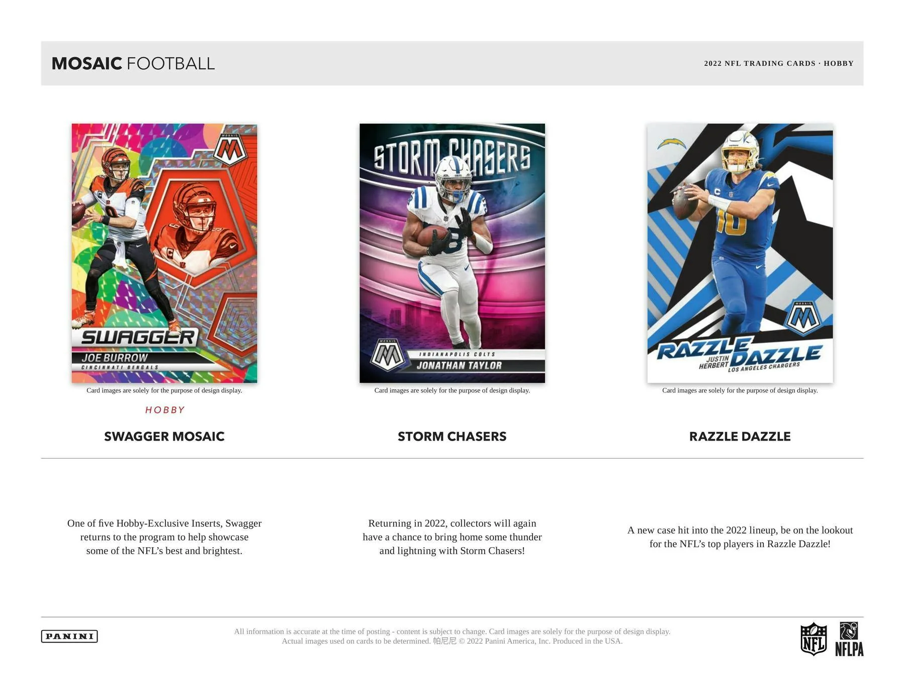 2022 Panini Mosaic Football 1st Off The Line FOTL Hobby Box - Image 6