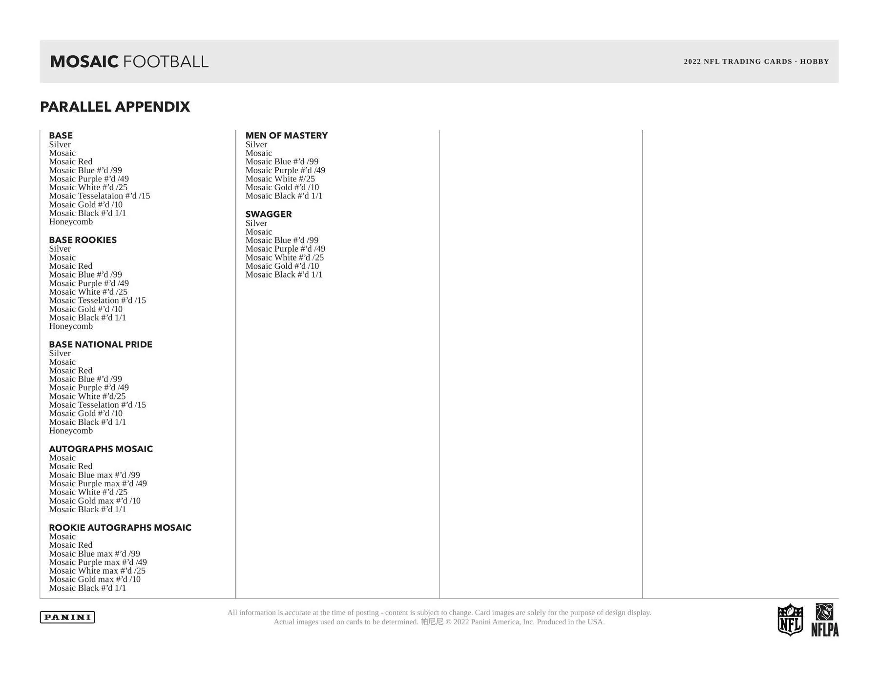 2022 Panini Mosaic Football 1st Off The Line FOTL Hobby Box - Image 8