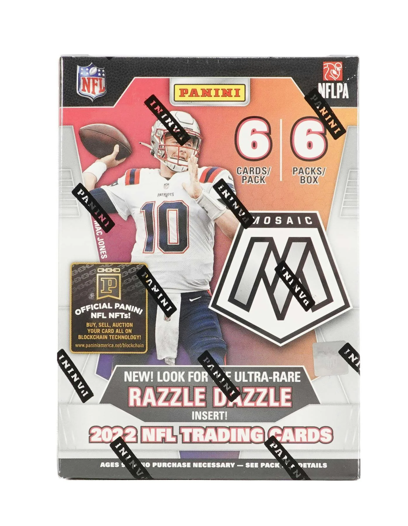 2022 Panini Mosaic Football 6-Pack Blaster Box