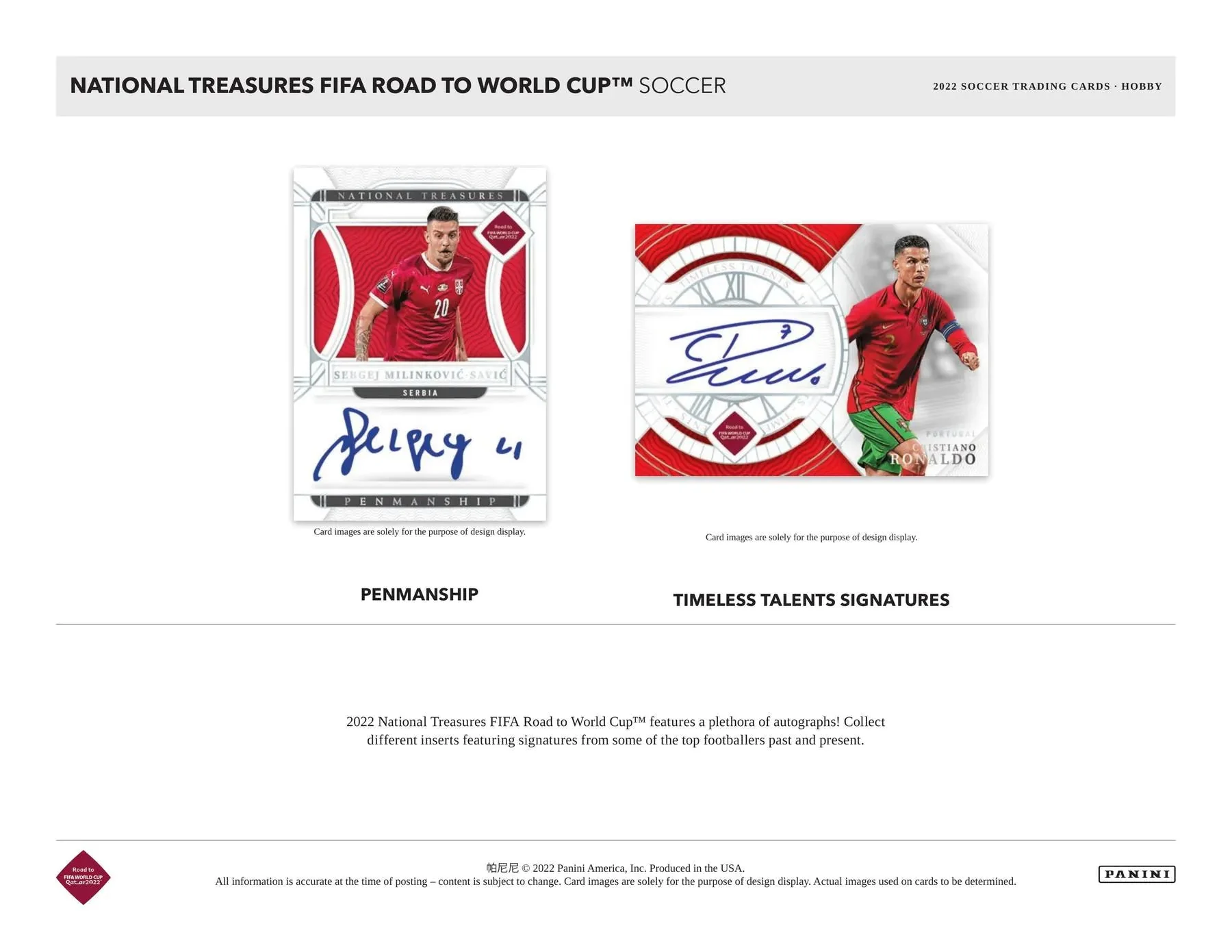 2022 Panini National Treasures FIFA Road to World Cup Soccer Hobby Box - Image 2