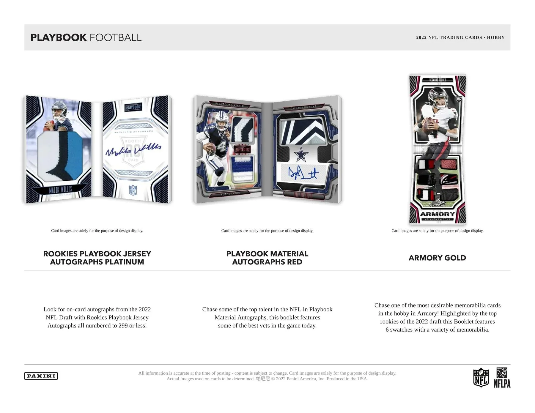 2022 Panini Playbook Football Hobby - Image 4