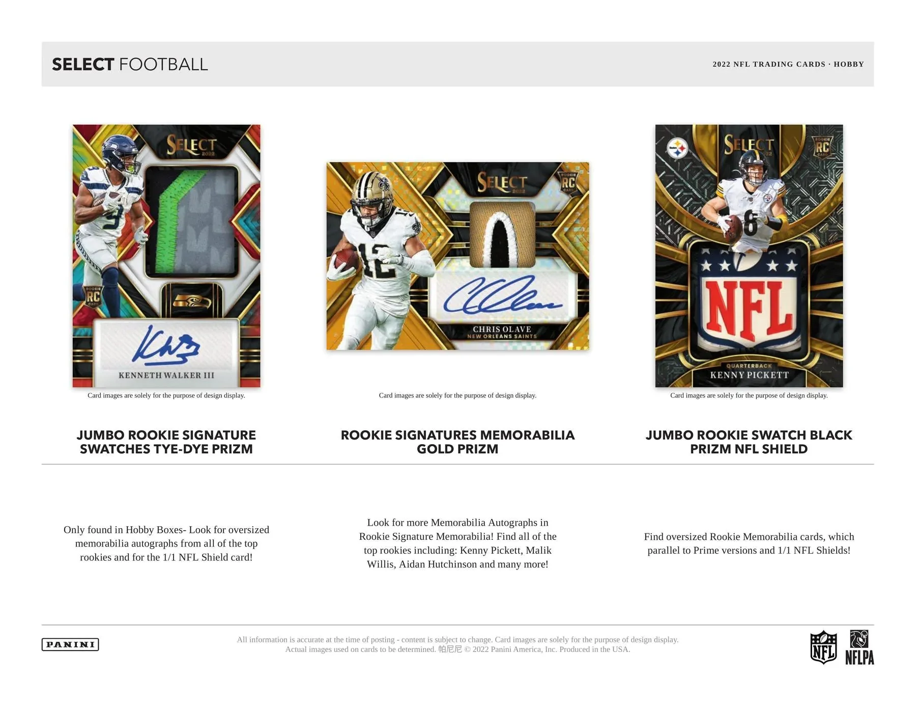 2022 Panini Select Football Hobby Box - Image 6