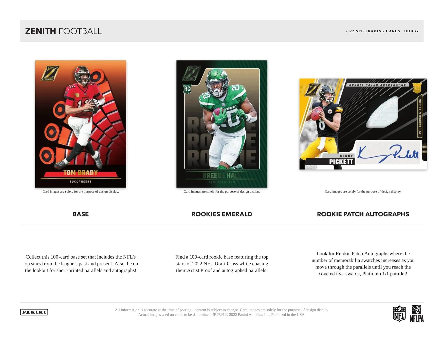 2022 Panini Zenith Football Hobby Box - Image 4