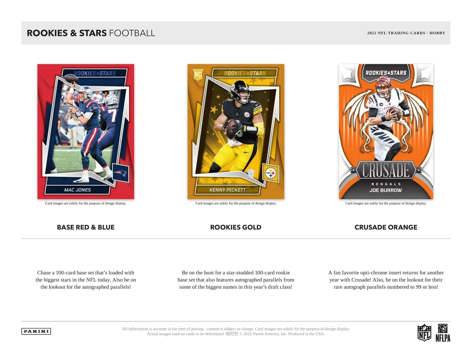 2022 Panini Rookies and Stars Football Hobby - Image 4
