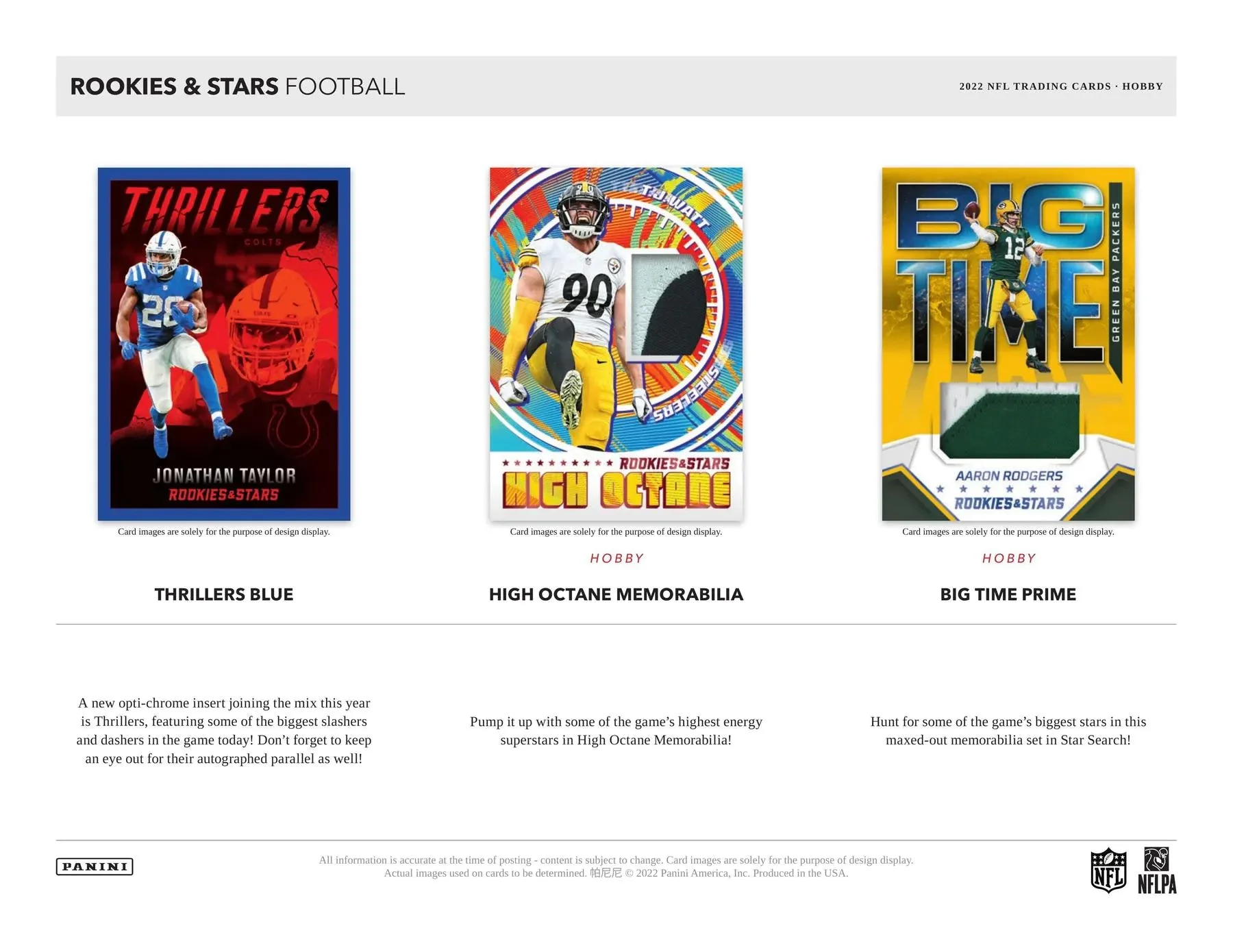 2022 Panini Rookies and Stars Football Hobby - Image 5