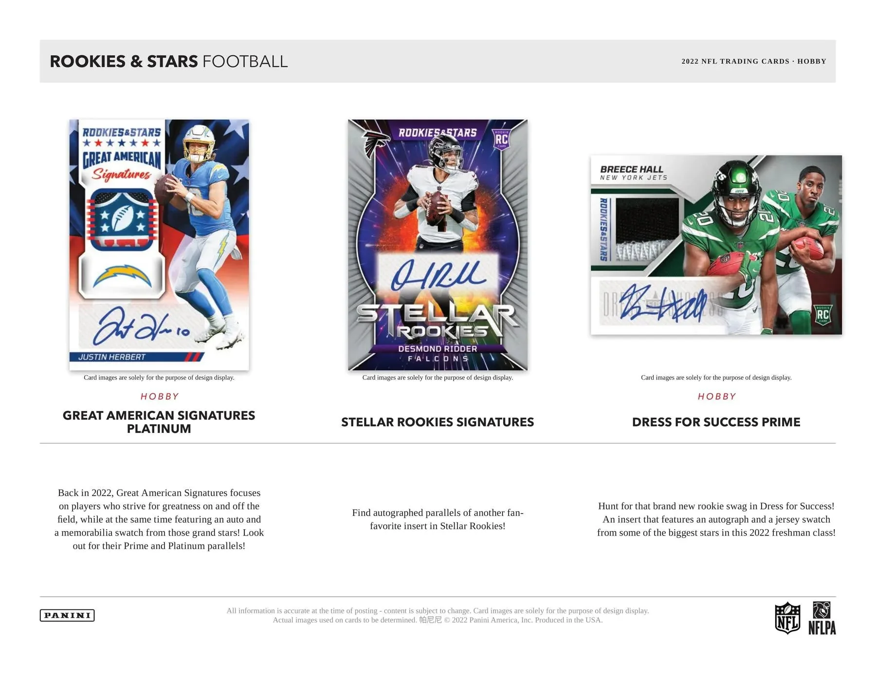 2022 Panini Rookies and Stars Football Hobby - Image 6