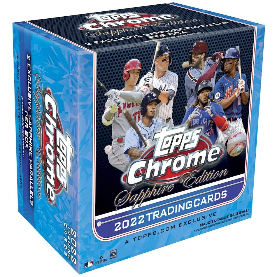 2022 Topps Chrome Baseball Sapphire Edition Box
