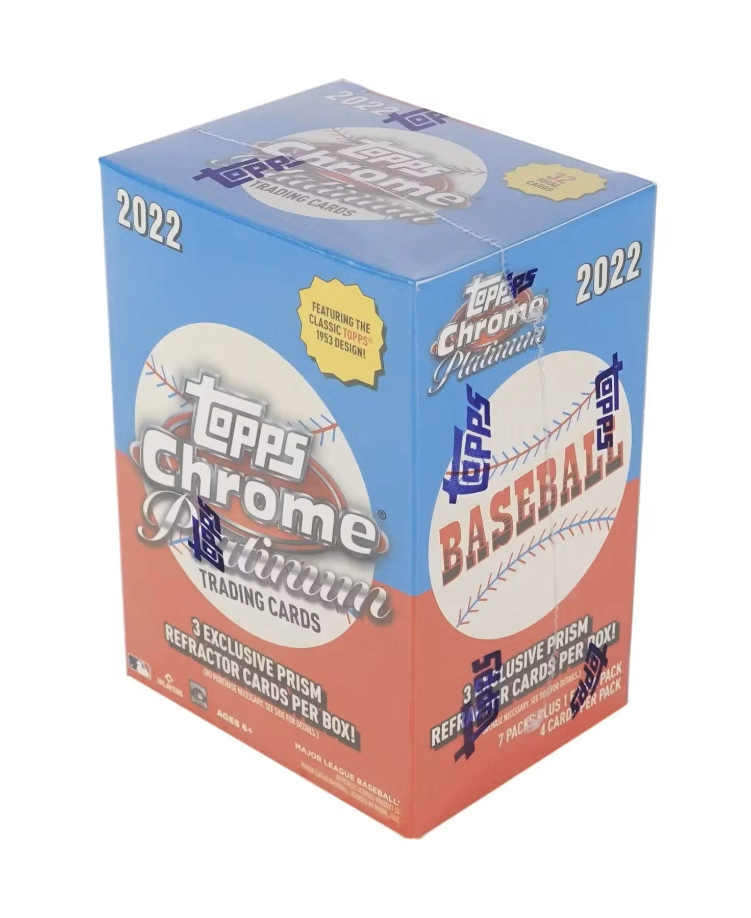 2022 Topps Chrome Platinum Anniversary Baseball 8-Pack Blaster Box - Image 2