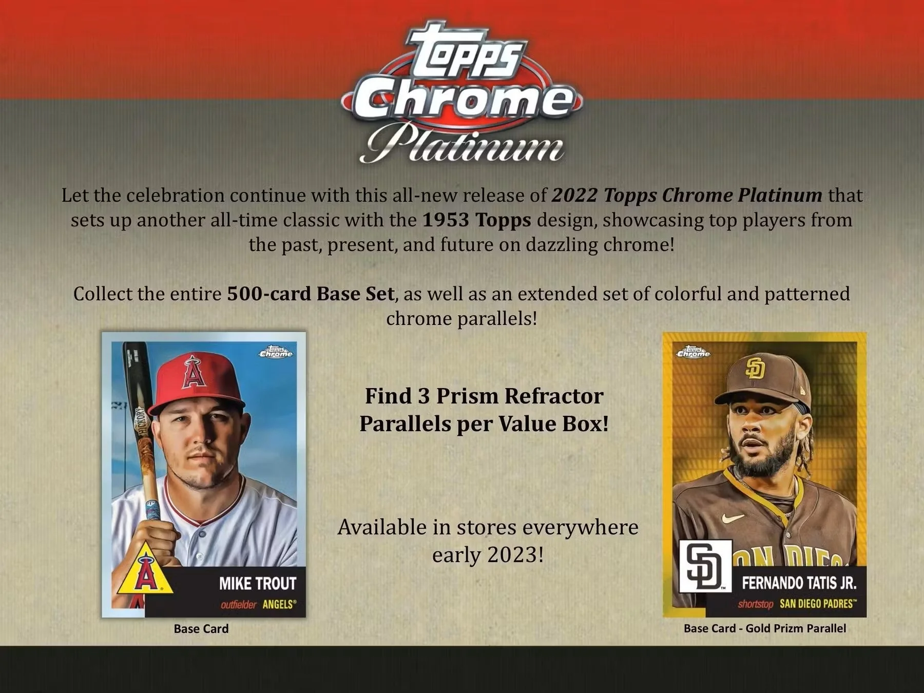 2022 Topps Chrome Platinum Anniversary Baseball 8-Pack Blaster Box - Image 3
