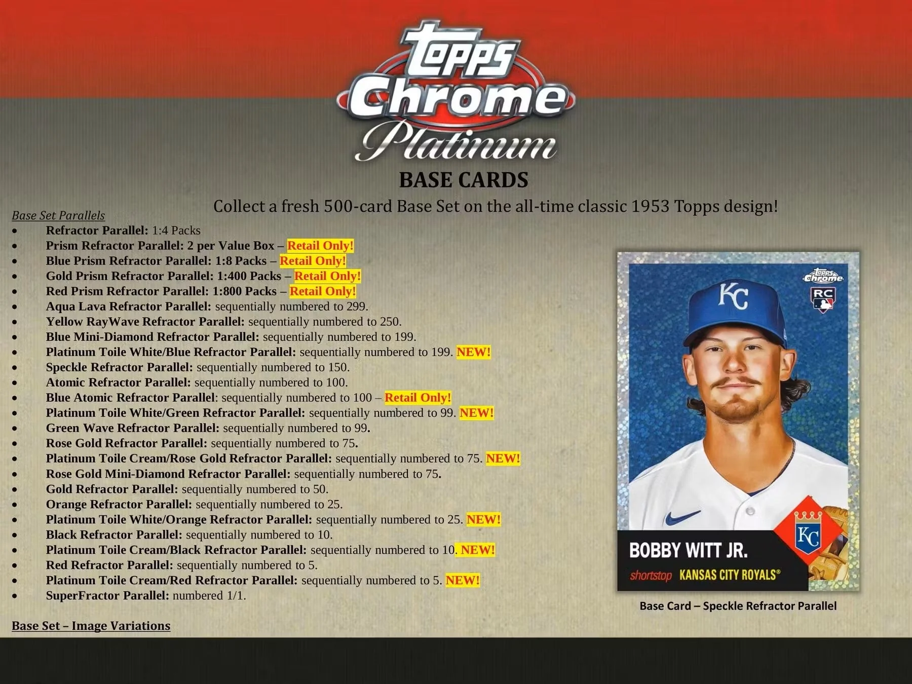 2022 Topps Chrome Platinum Anniversary Baseball 8-Pack Blaster Box - Image 4