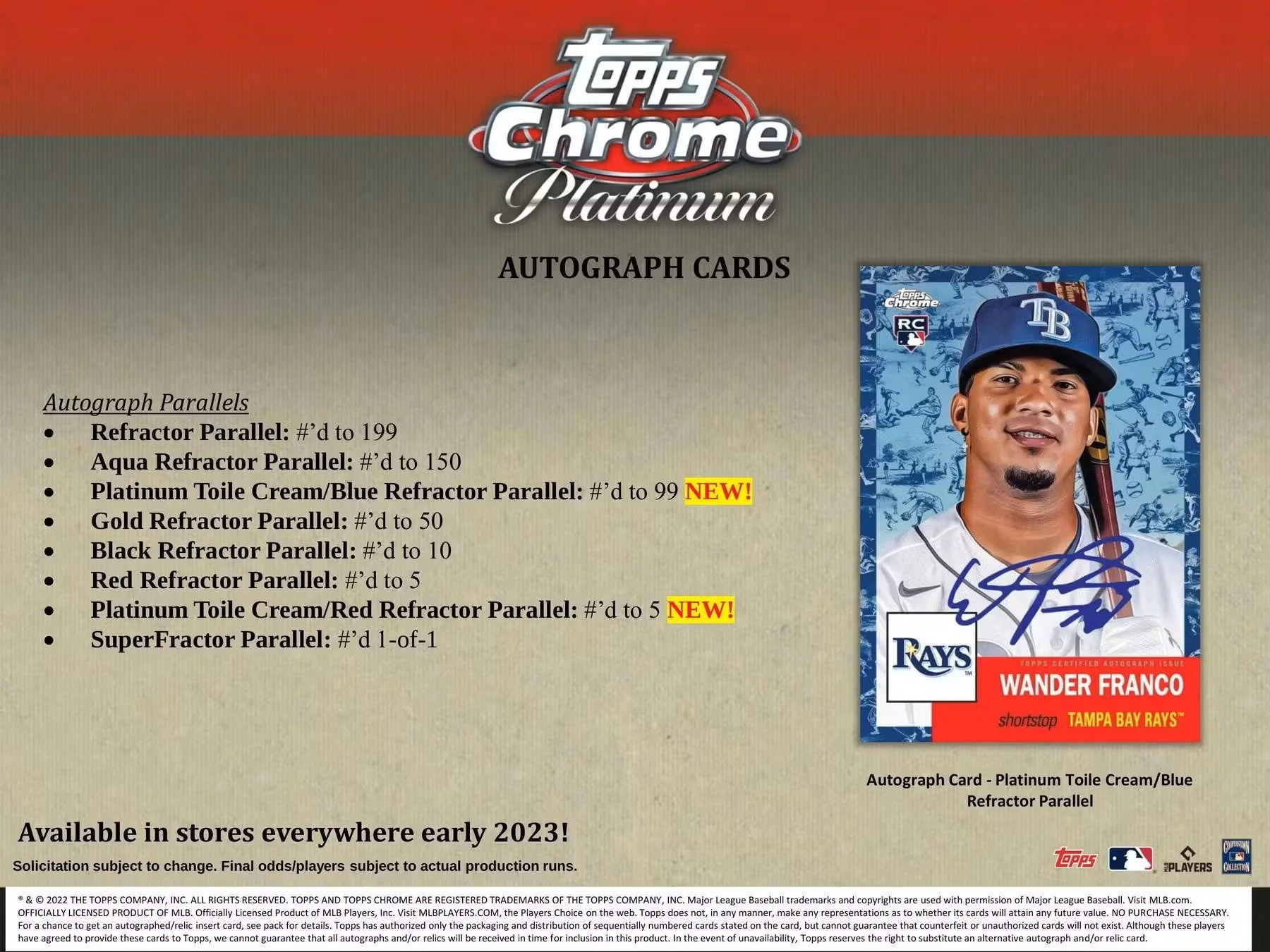2022 Topps Chrome Platinum Anniversary Baseball 8-Pack Blaster Box - Image 5