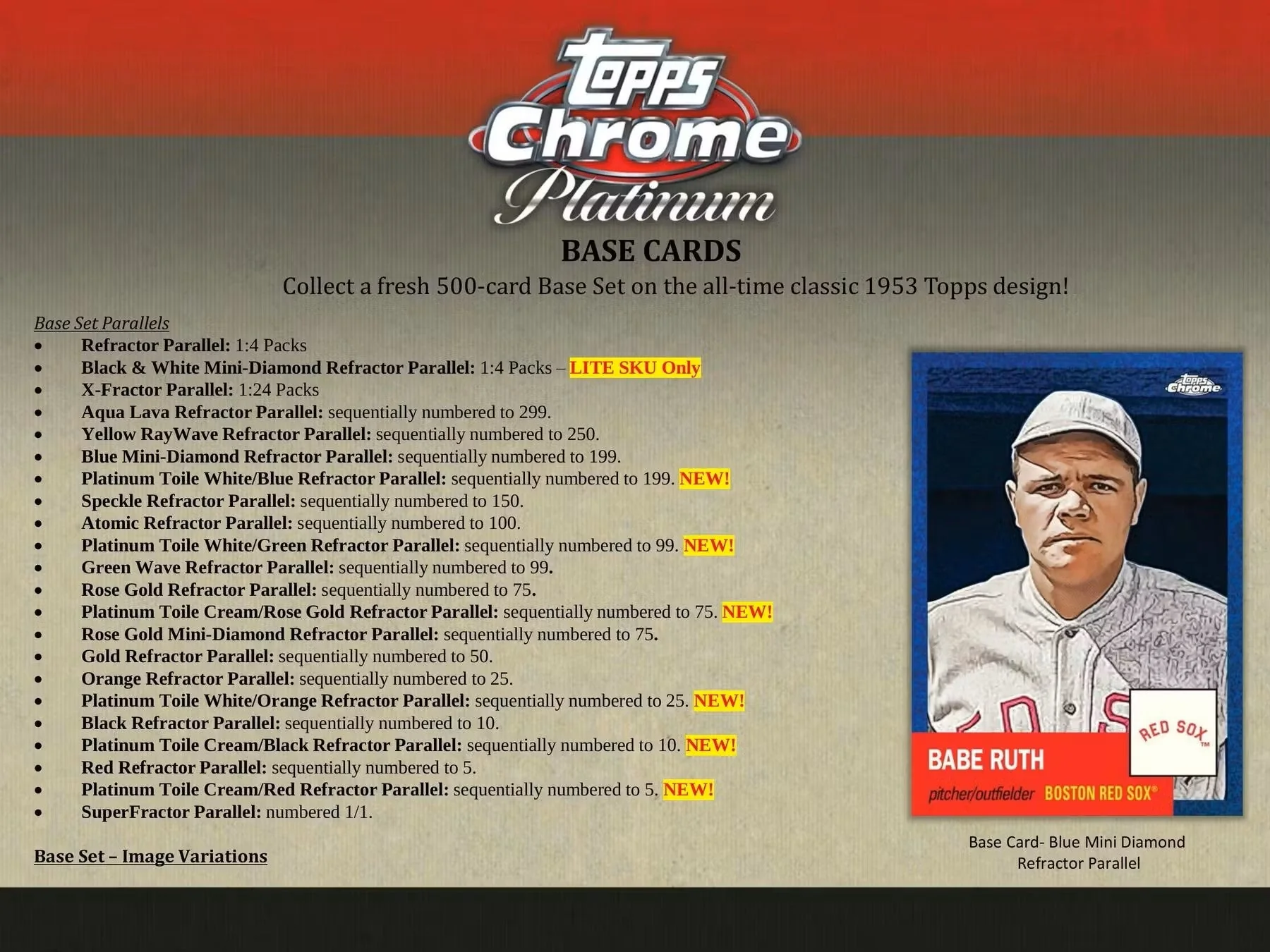 2022 Topps Chrome Platinum Anniversary Baseball Hobby LITE Box - Image 5