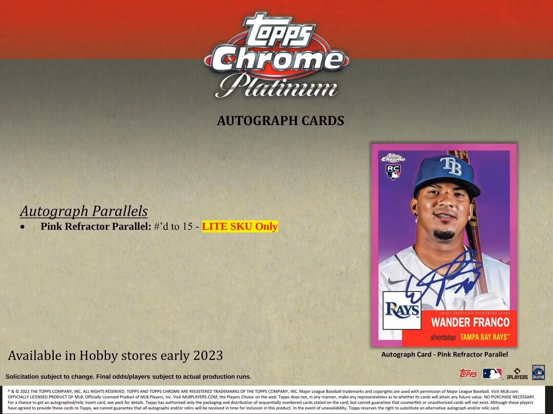 2022 Topps Chrome Platinum Anniversary Baseball Hobby LITE Box - Image 6