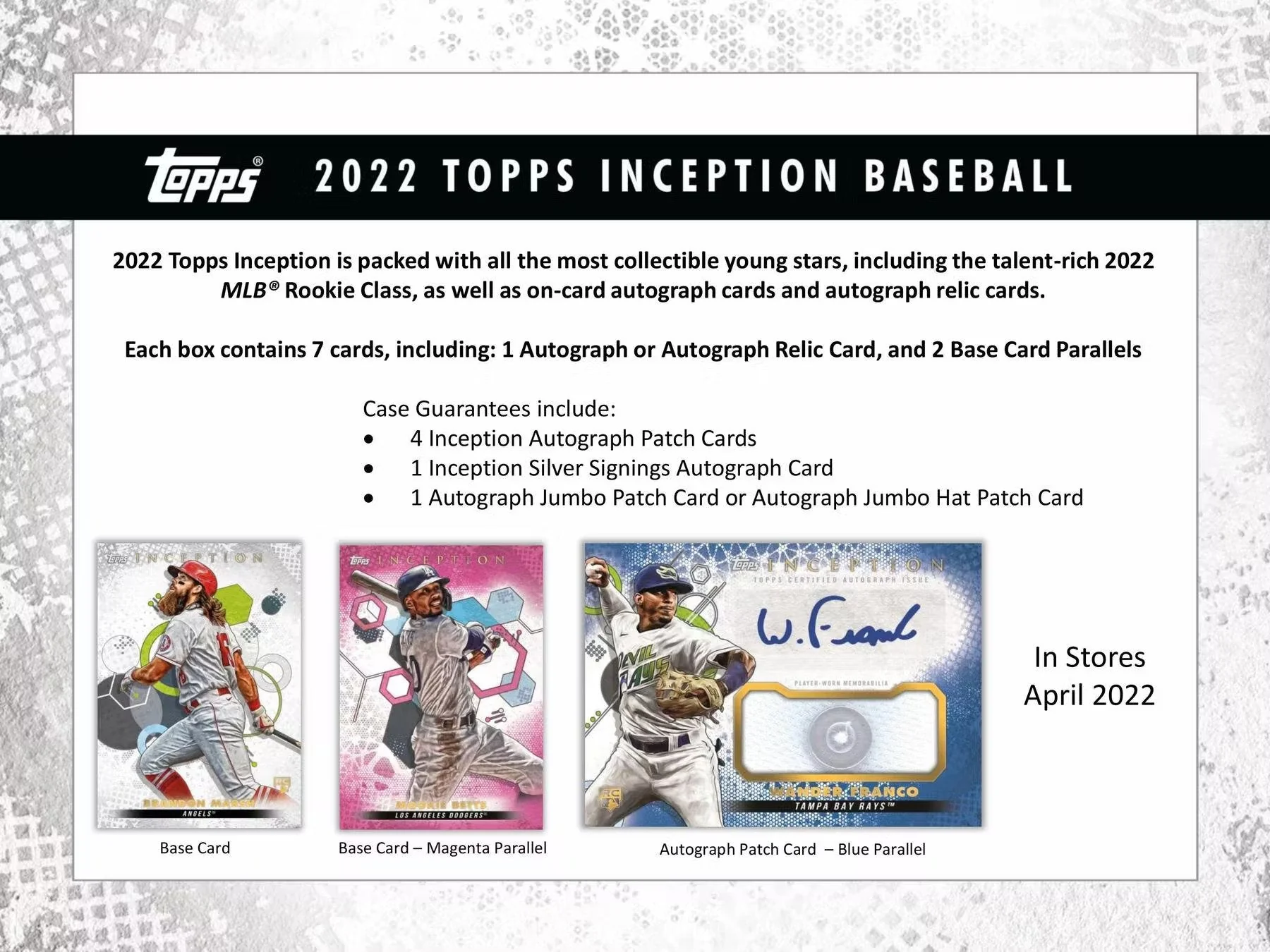 2022 Topps Inception Baseball Hobby Box - Image 3