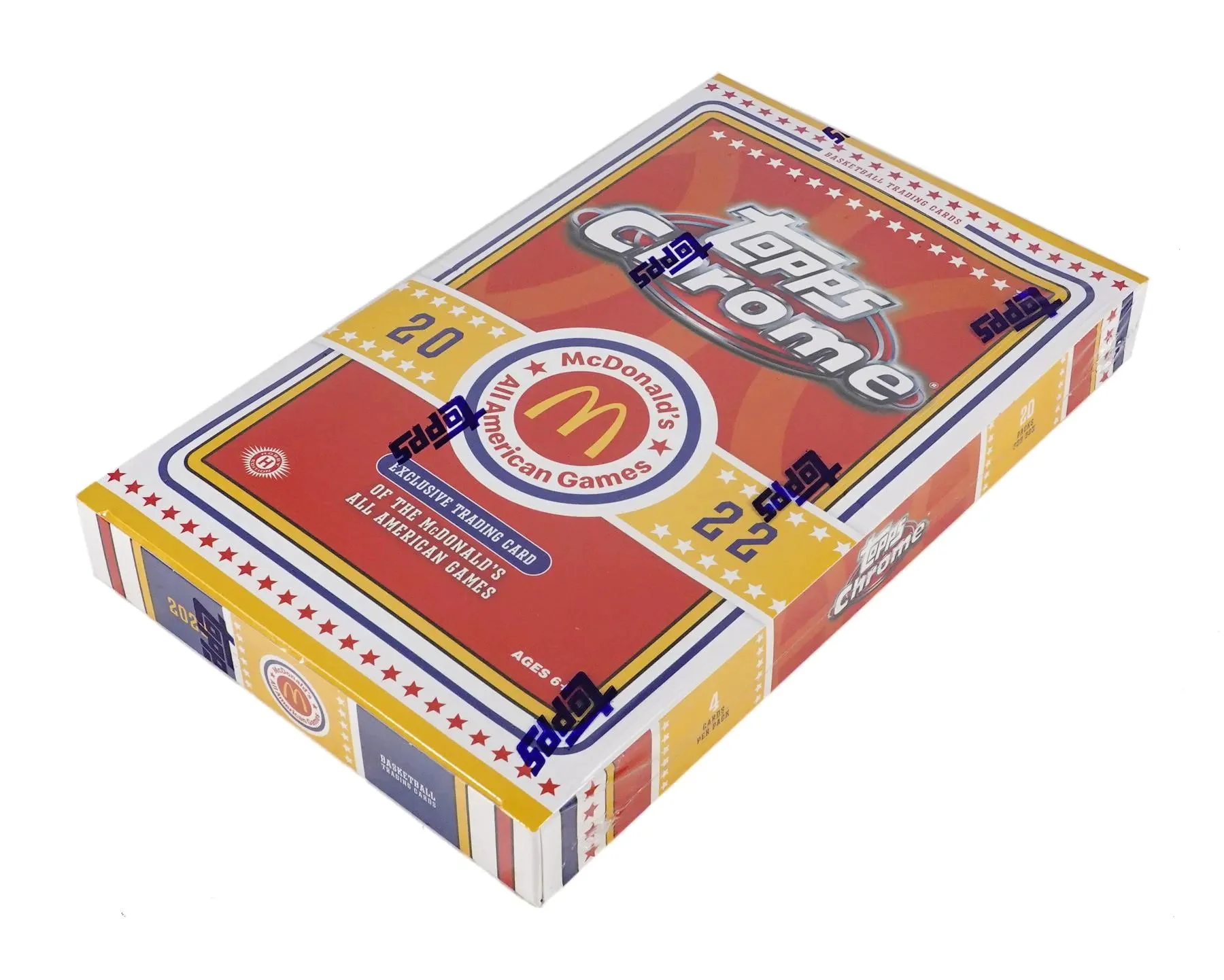 2022 Topps McDonald's All-American Chrome Basketball Box - Image 2