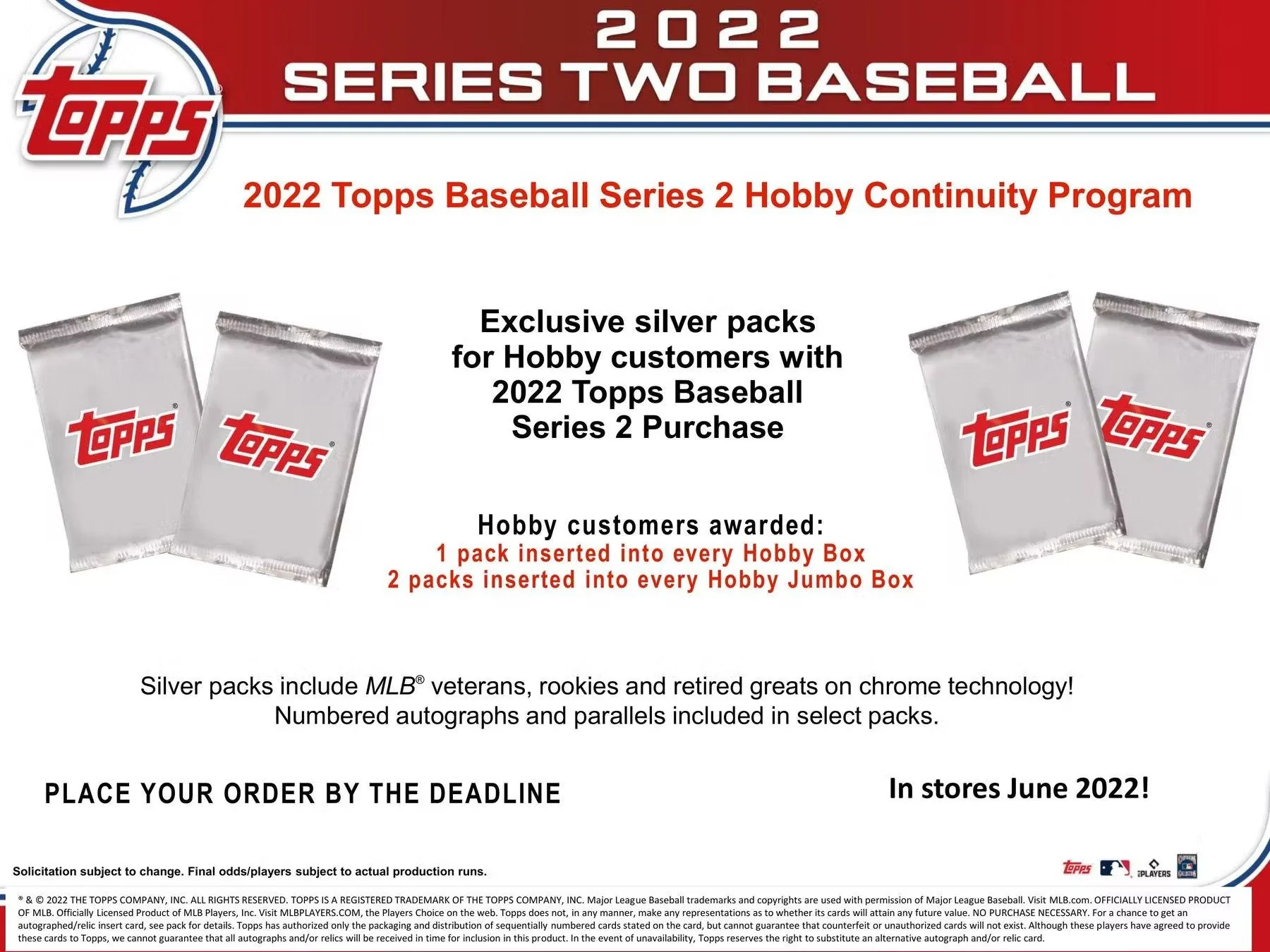 2022 Topps Series 2 Baseball Jumbo Box - Image 13