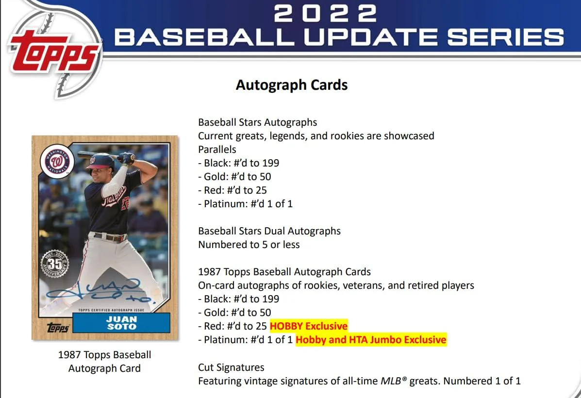 2022 Topps Update Series Baseball Hobby Box - Image 5