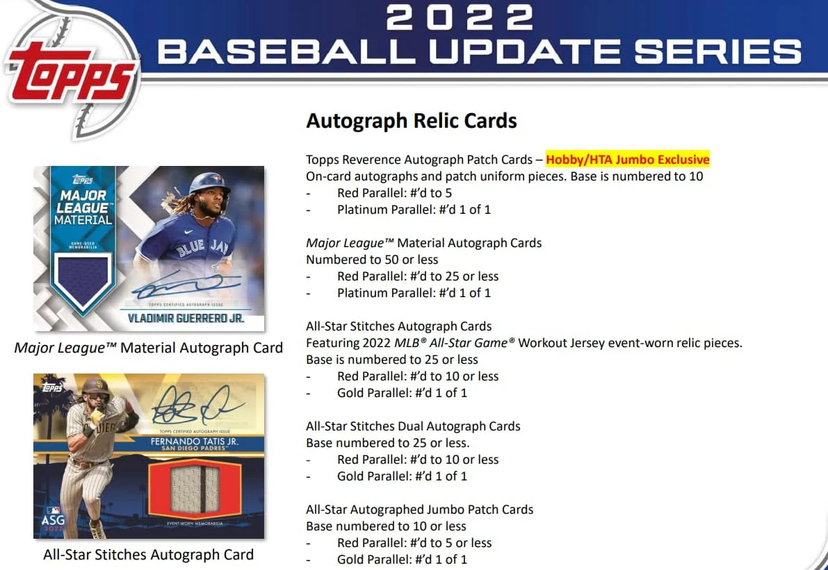 2022 Topps Update Series Baseball Hobby Box - Image 6