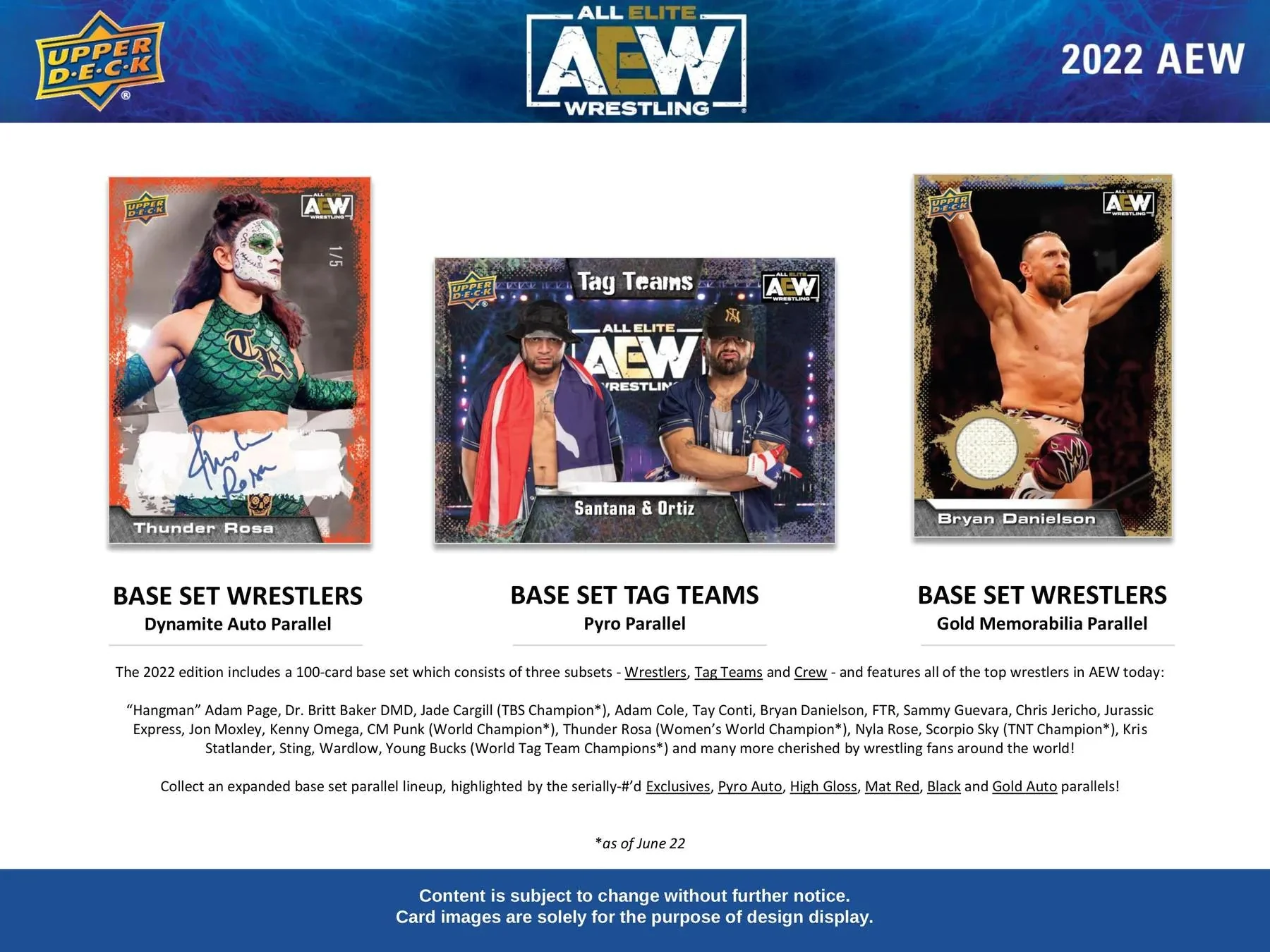 2022 Upper Deck All Elite Wrestling AEW Hobby Box - Image 4