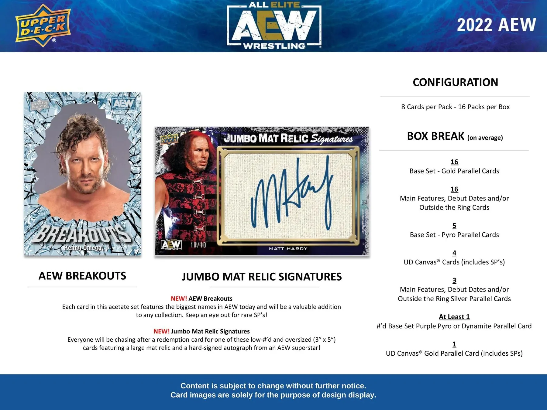 2022 Upper Deck All Elite Wrestling AEW Hobby Box - Image 6