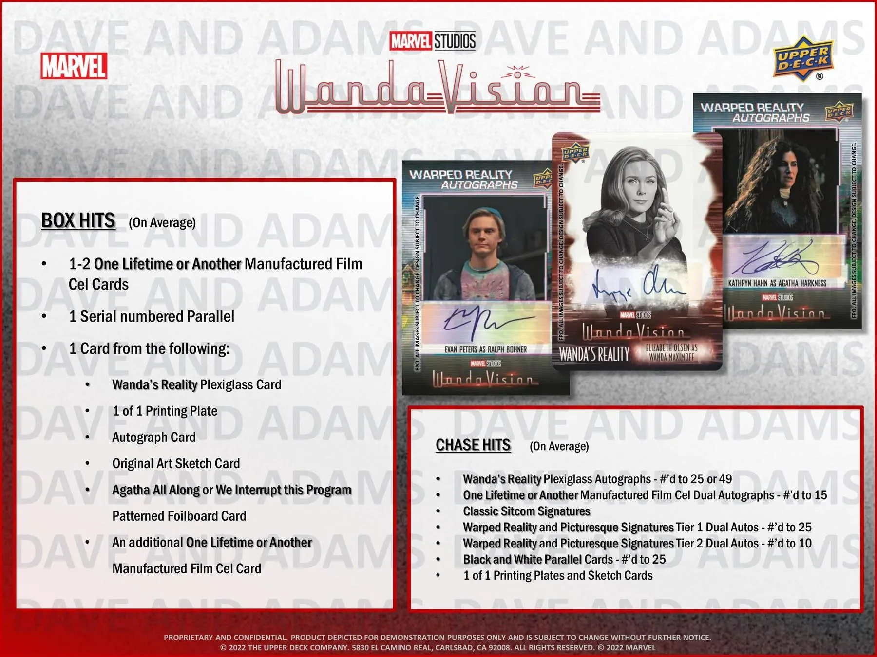 2022 Upper Deck WandaVision Hobby Box - Image 8