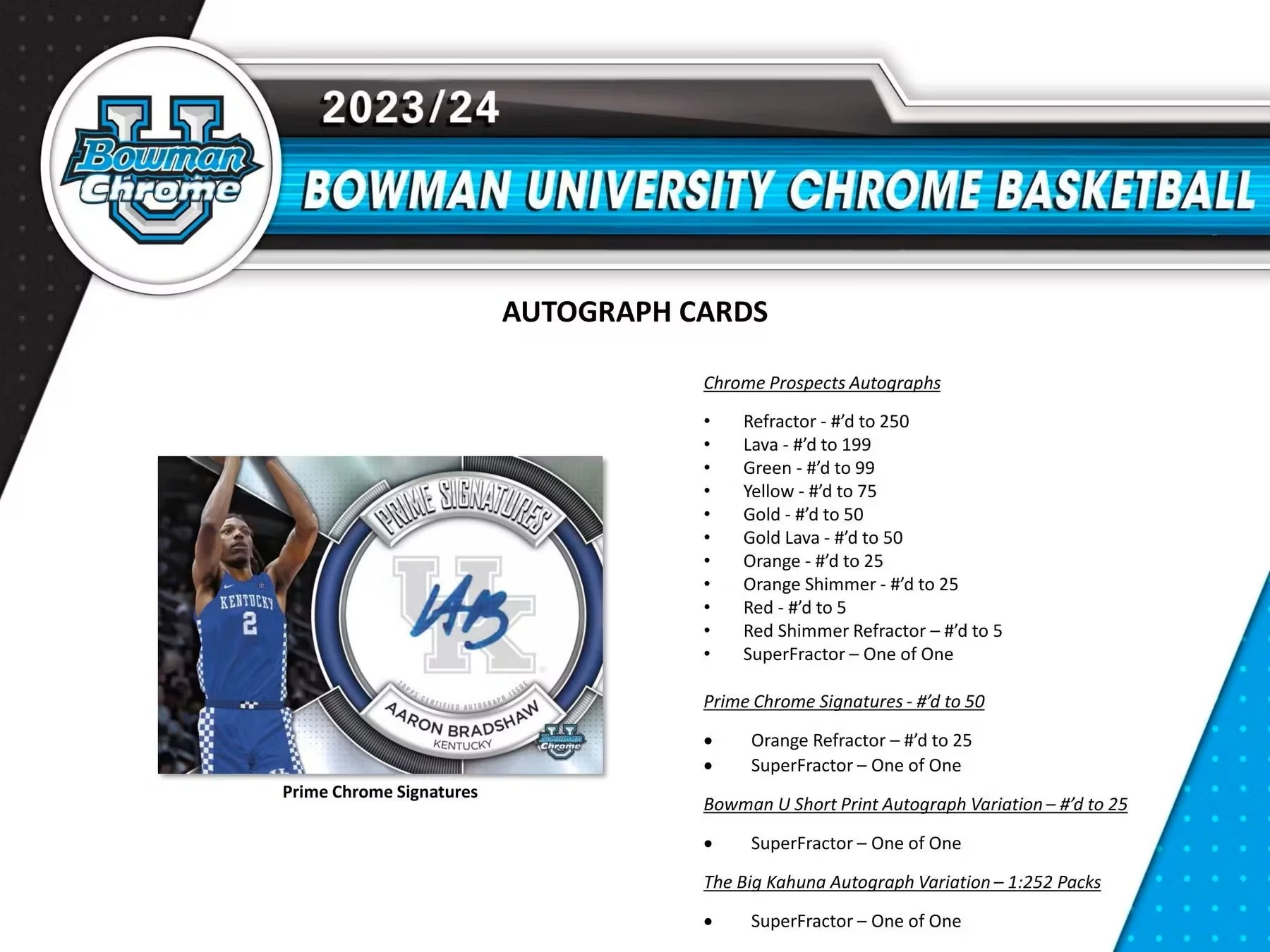 2023/24 Bowman University Chrome Basketball Breakers Delight Box - Image 6