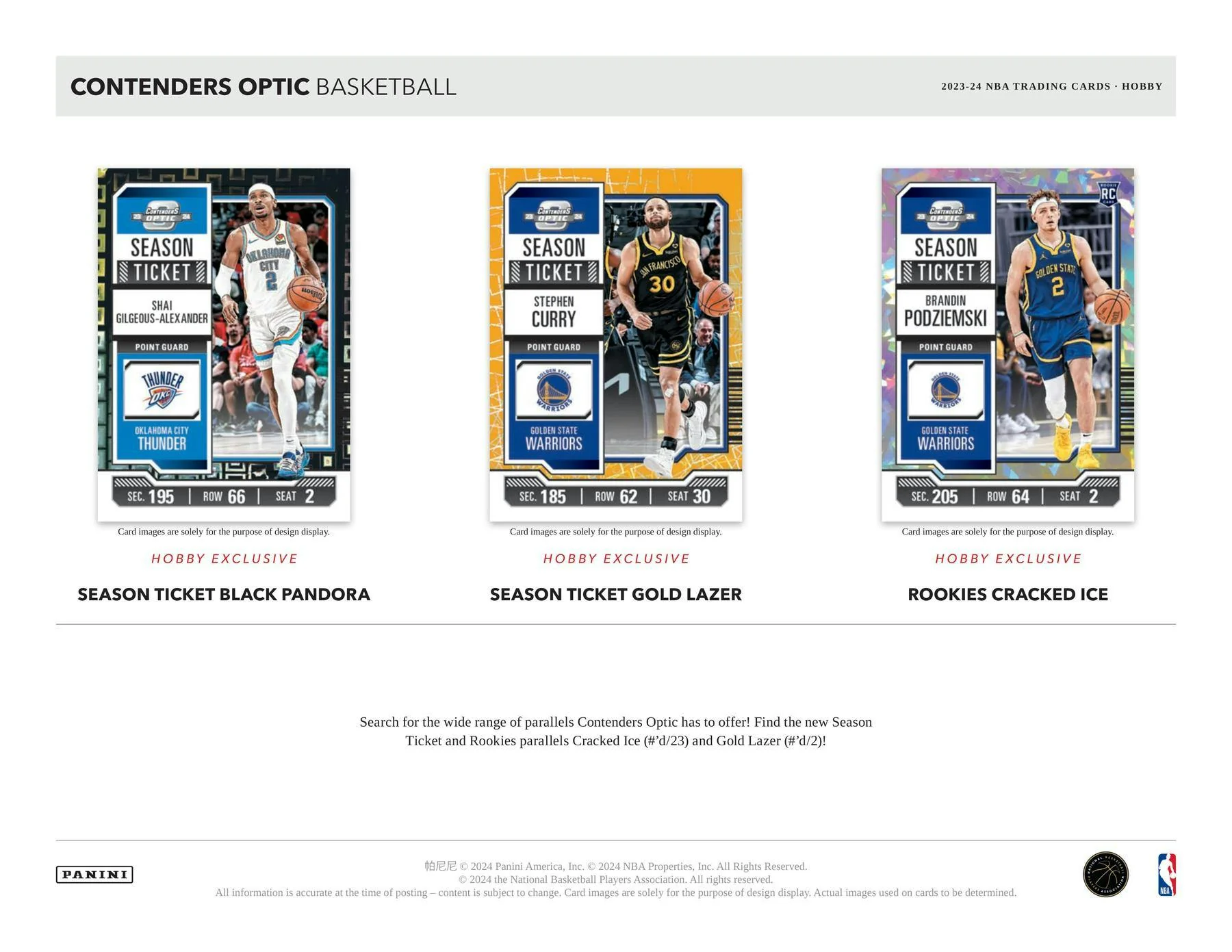 2023-24 Panini Contenders Optic Basketball Hobby Box - Image 6