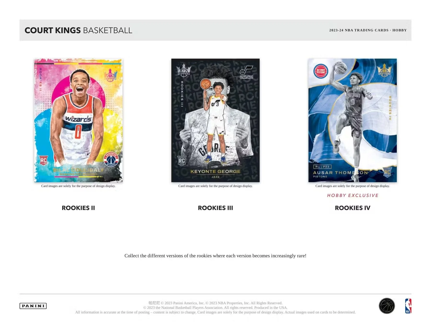 2023-24 Panini Court Kings Basketball Hobby Box - Image 4