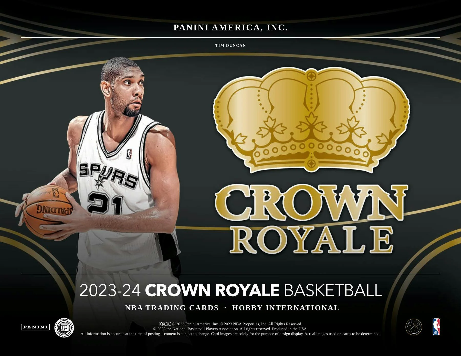 2023-24 Panini Crown Royale Basketball International Hobby Box - Image 3