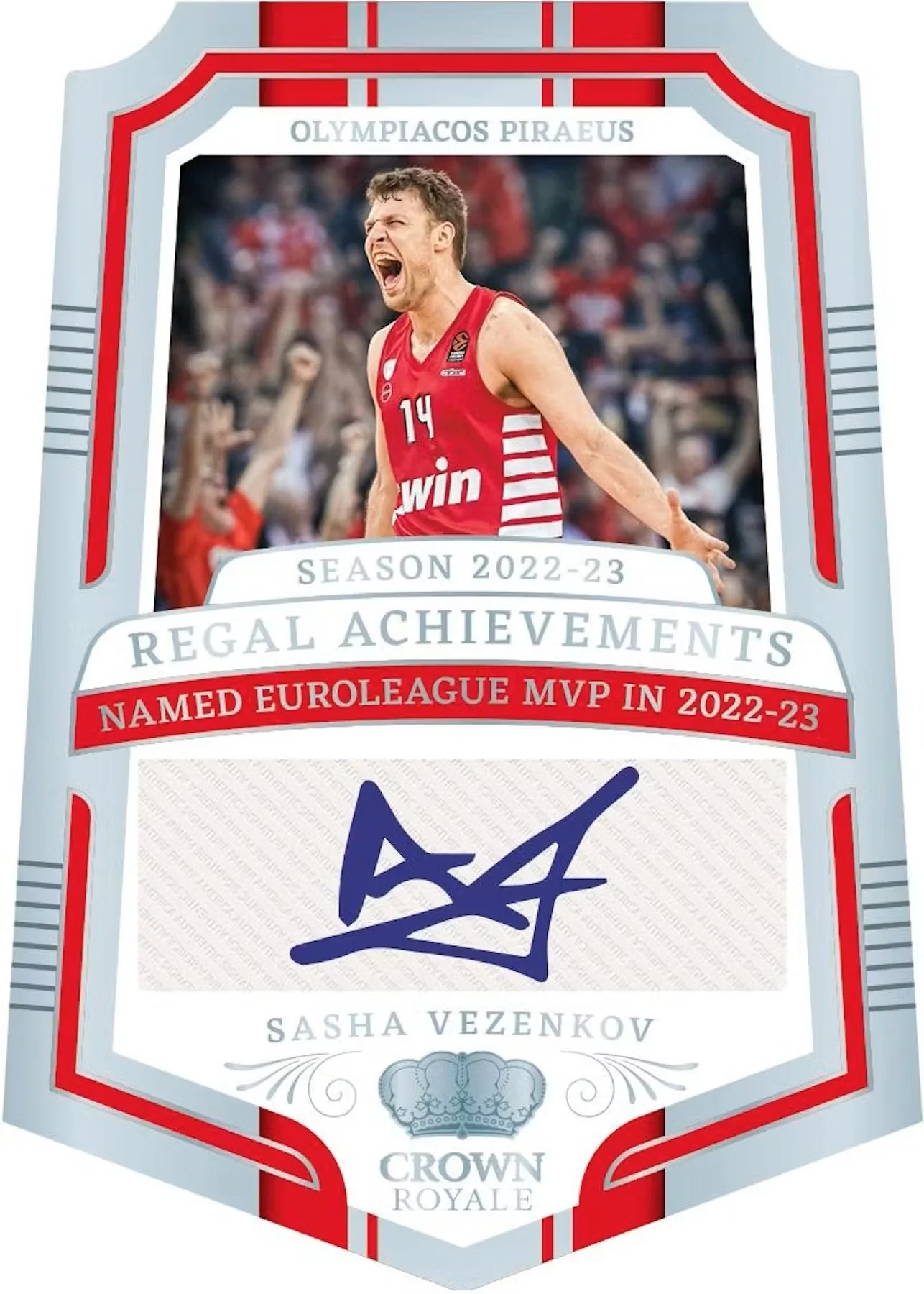 2023/24 Panini Crown Royale Turkish Airlines EuroLeague Basketball Hobby - Image 12