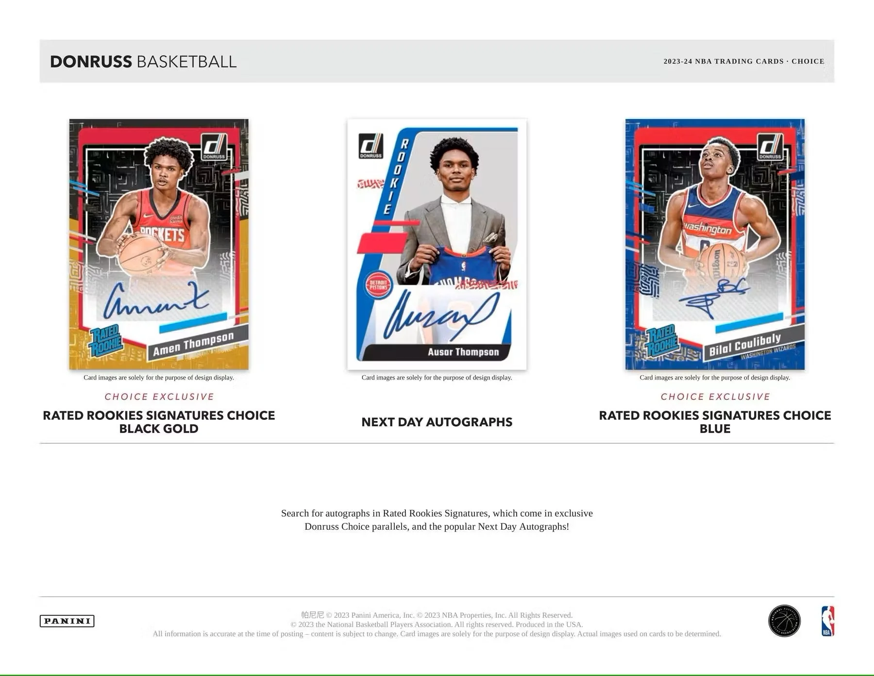 2023/24 Panini Donruss Basketball Choice Box - Image 4