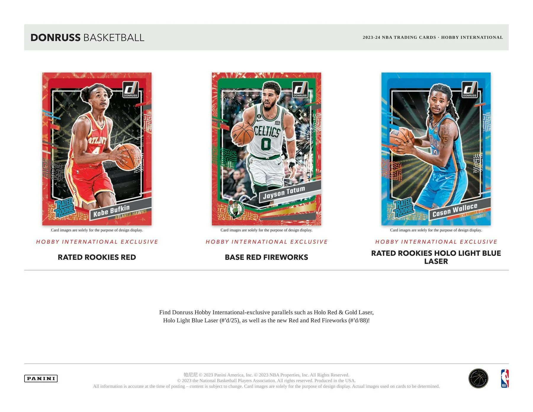 2023-24 Panini Donruss Basketball International Hobby Box - Image 5