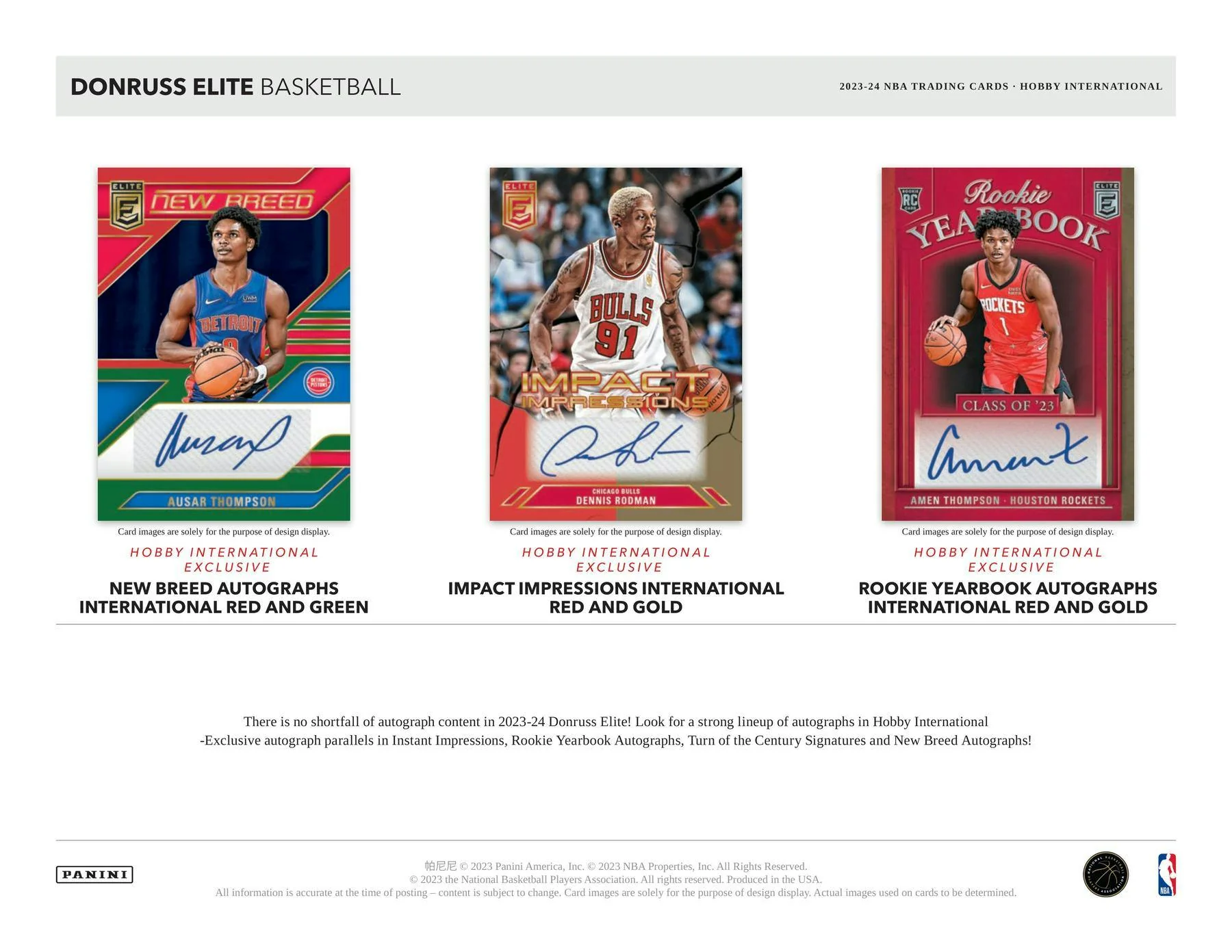 2023-24 Panini Donruss Elite Basketball International Hobby Box - Image 5
