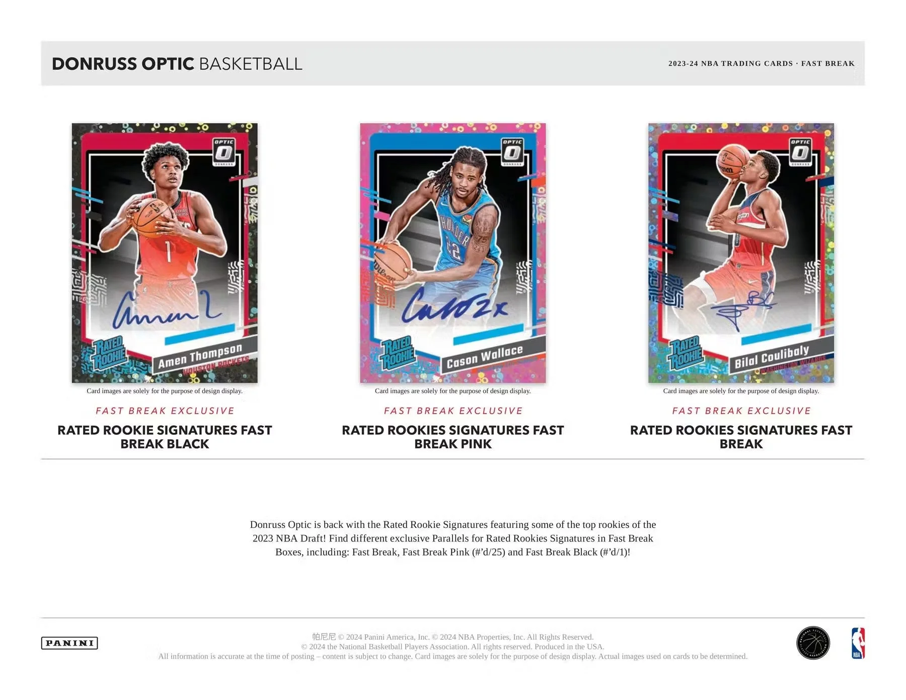 2023-24 Panini Donruss Optic Basketball Fast Break Box - Image 4