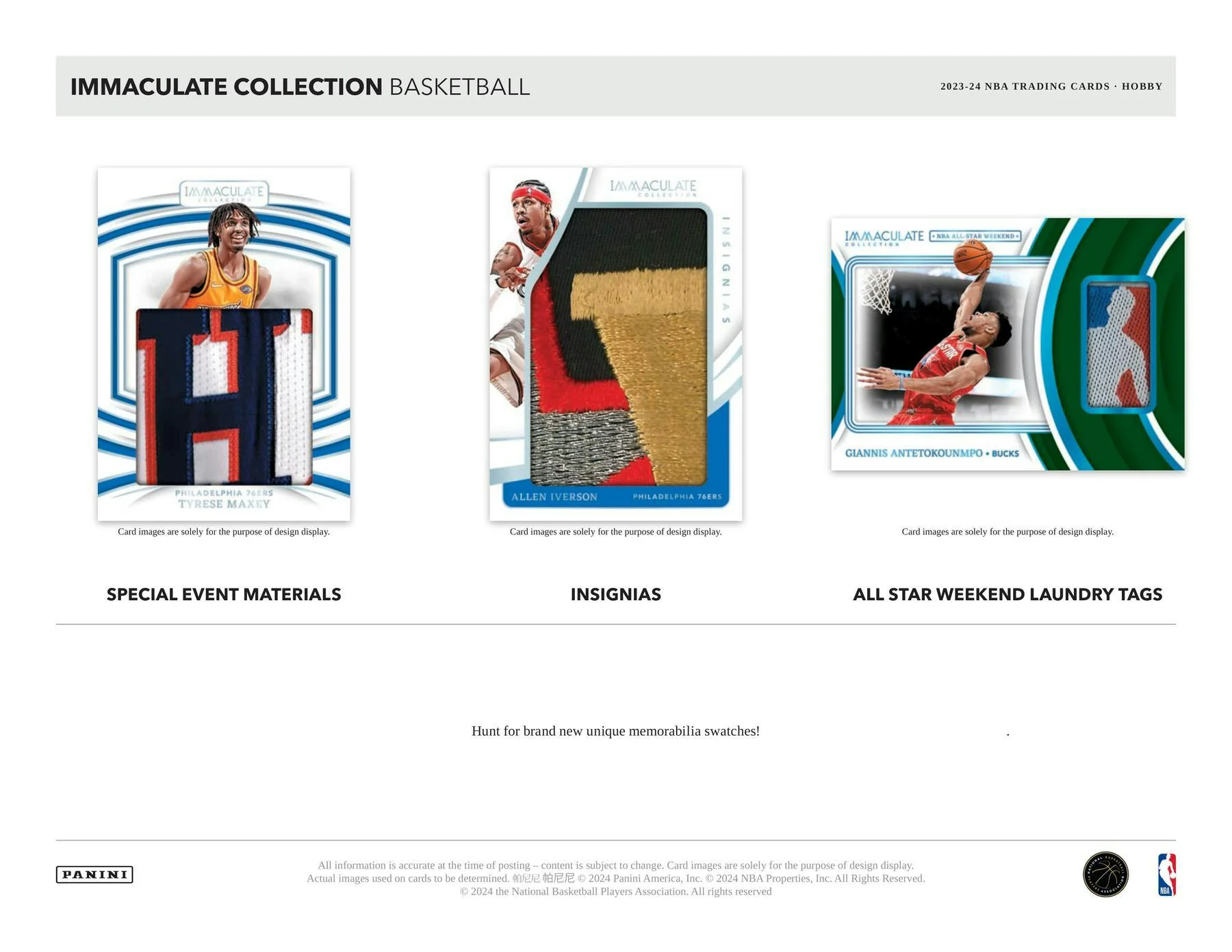 2023-24 Panini Immaculate Basketball Hobby Box - Image 5