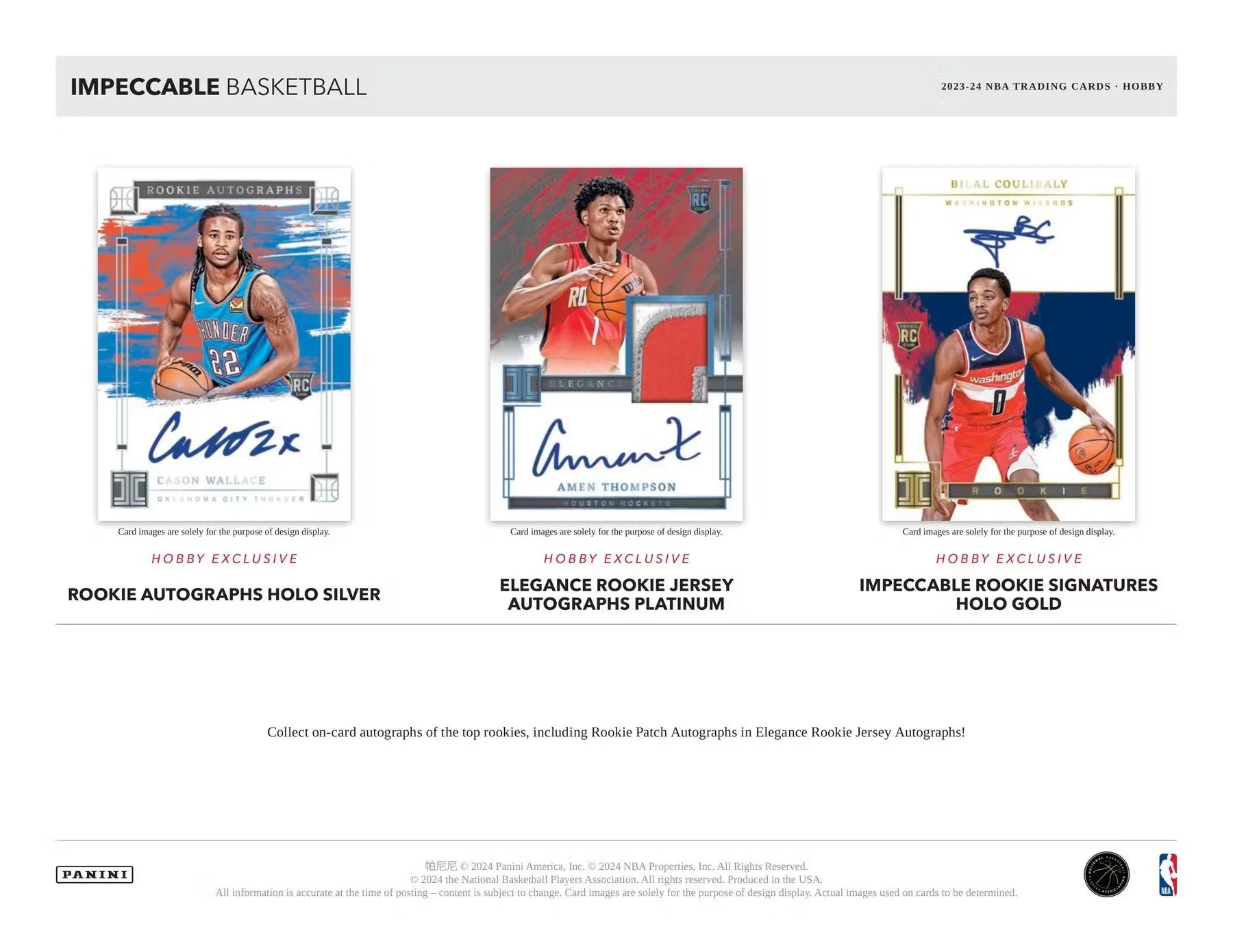 2023-24 Panini Impeccable Basketball Hobby Box - Image 4