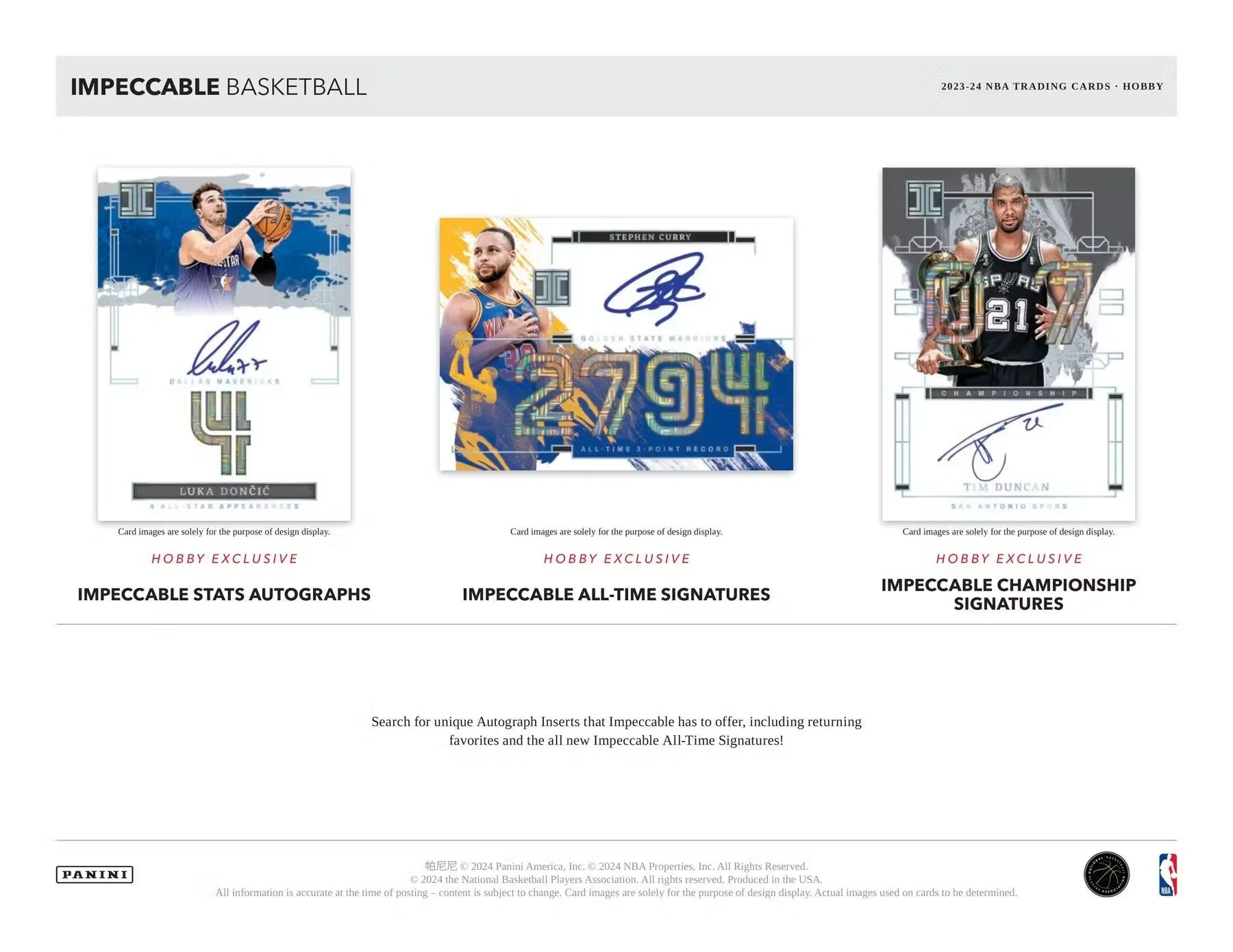 2023-24 Panini Impeccable Basketball Hobby Box - Image 5