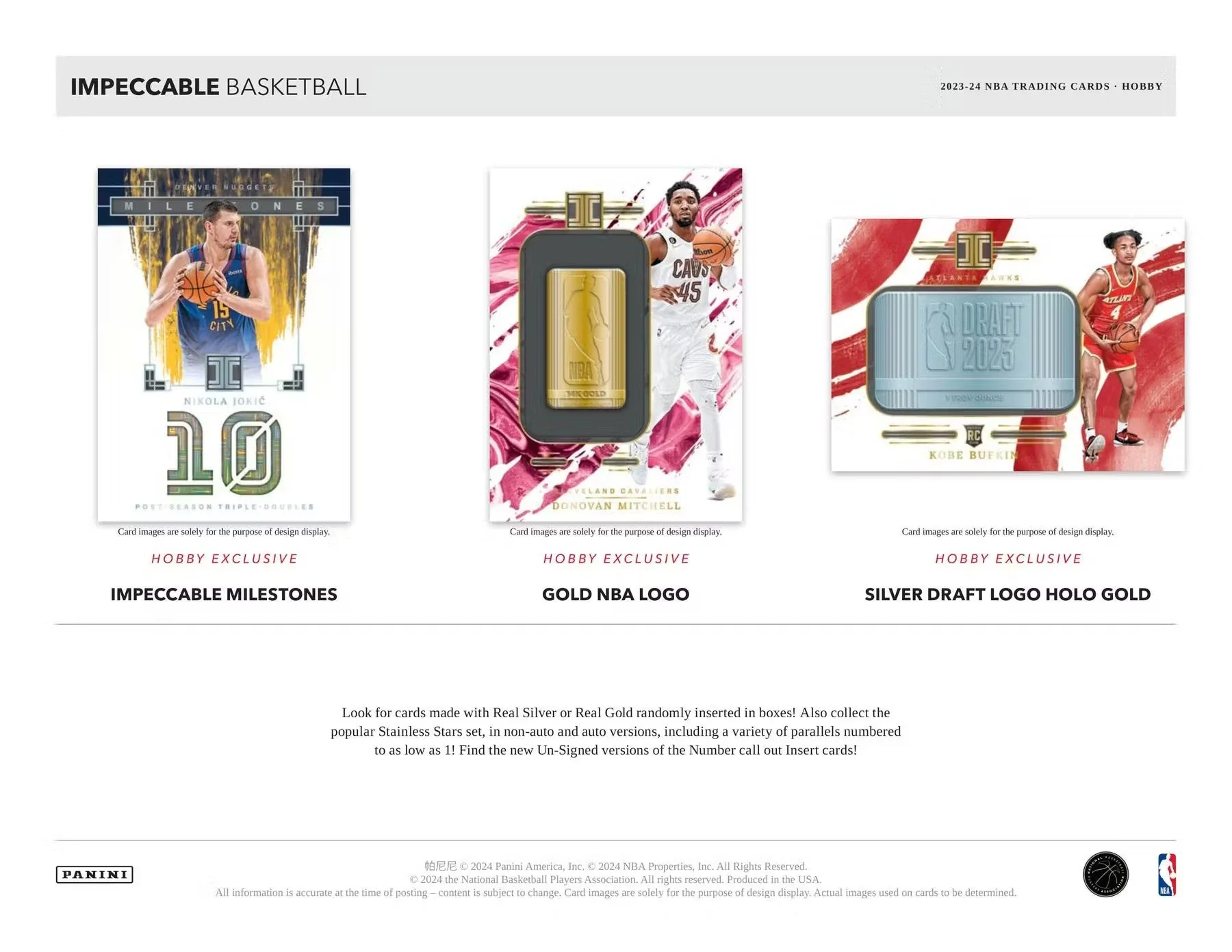 2023-24 Panini Impeccable Basketball Hobby Box - Image 6