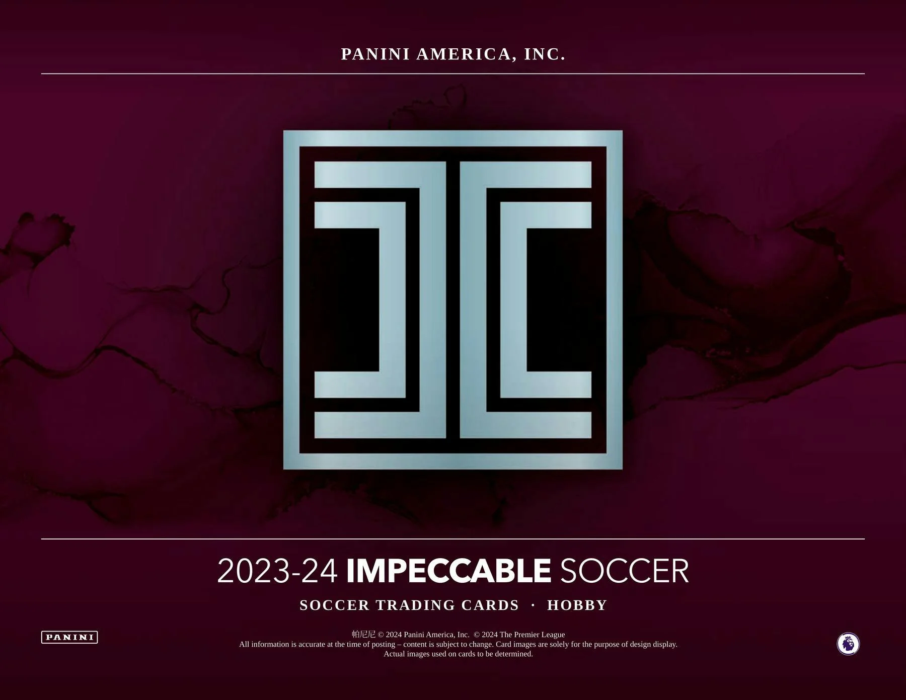 2023-24 Panini Impeccable Premier League EPL Soccer Hobby Box - Image 3